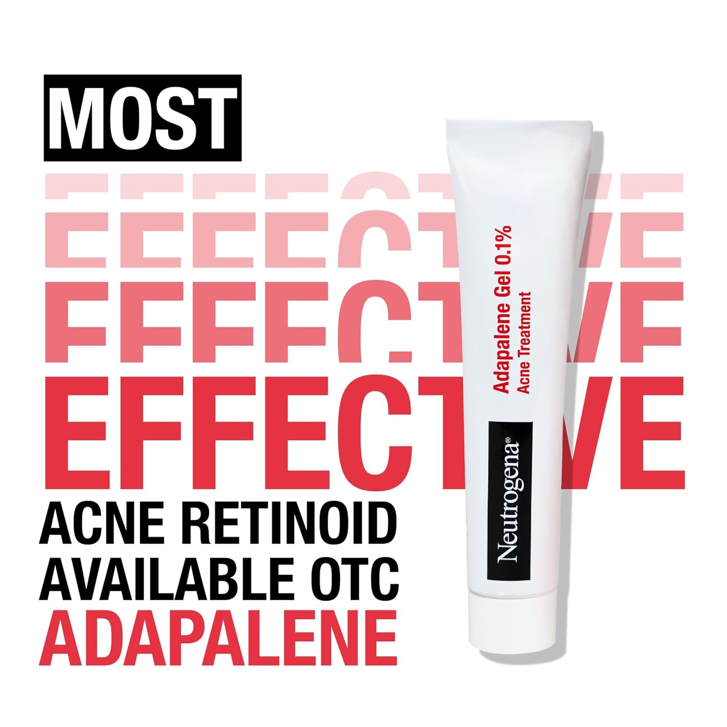 image:imageNeutrogena 01 Adapalene Gel Acne Treatment Topical for Acne Adapalene Medication for Blemishes Once Daily Topical Retinoid to Prevent Breakouts Oil amp FragranceFree 16 oz