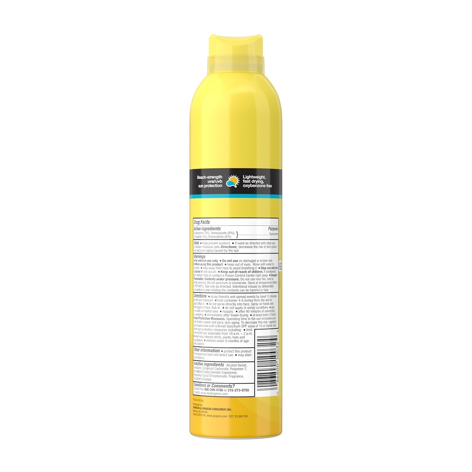 image:imageNeutrogena Beach Defense SPF 30 Sunscreen Spray Broad Spectrum Lightweight amp Fast Absorbing Oxybenzone amp Octinoxate Free Hawaii Act 104 Compliant Face amp Body Sunscreen 85 oz