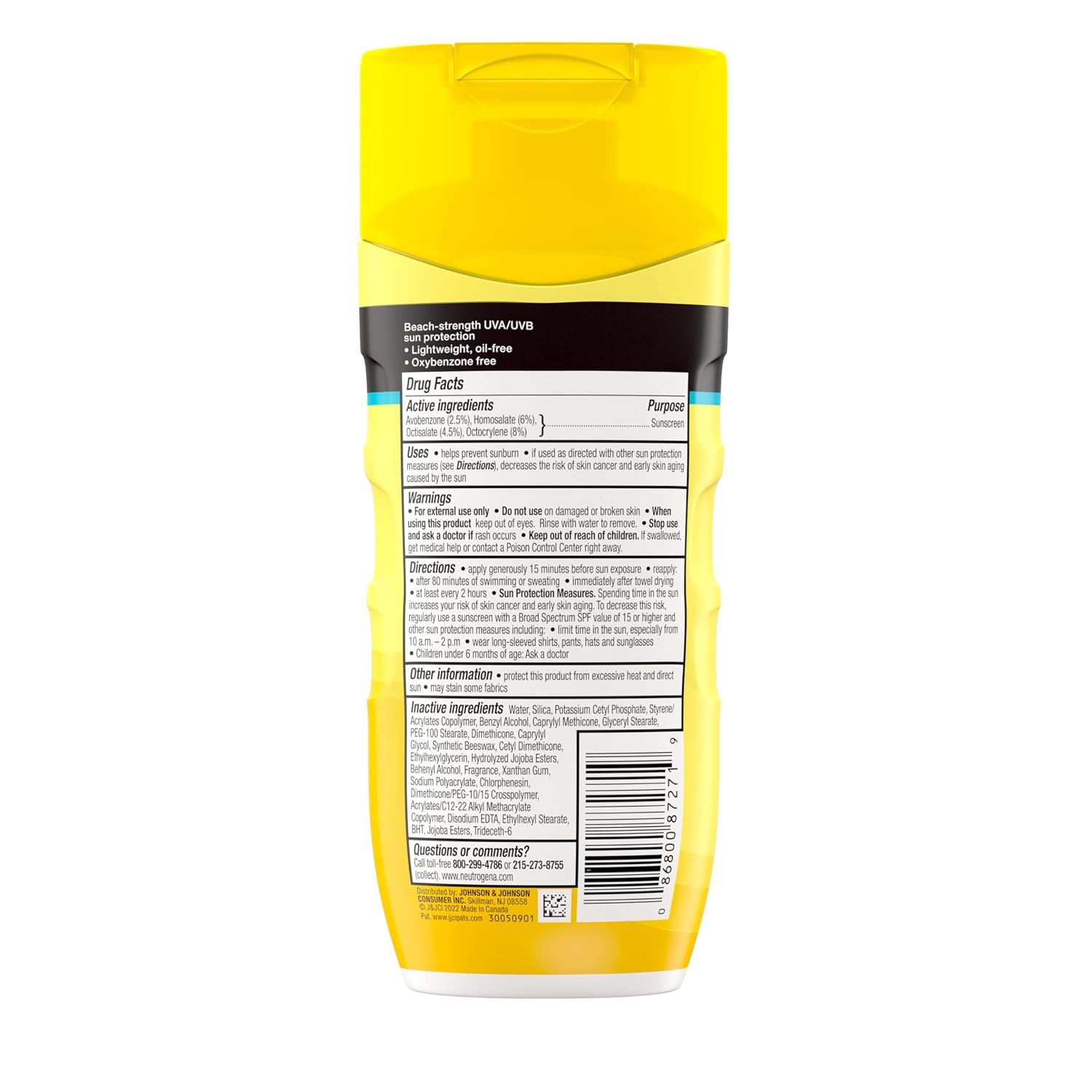 image:imageNeutrogena Beach Defense Sunscreen Lotion SPF 70 Broad Spectrum UVA UVB Protection Lightweight Water Resistant up to 80 Minutes OilFree BeachStrength Sun Protection for Whole Family 67 fl ozSPF 30