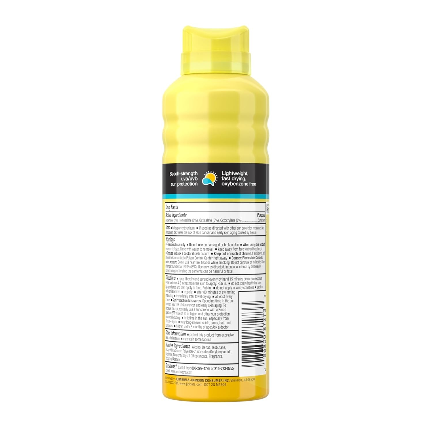 image:imageNeutrogena Beach Defense Sunscreen Spray SPF 70 Broad Spectrum UVA UVB Protection Lightweight Water Resistant up to 80 Minutes OilFree BeachStrength Sun Protection for Whole Family 65 ozSPF 30