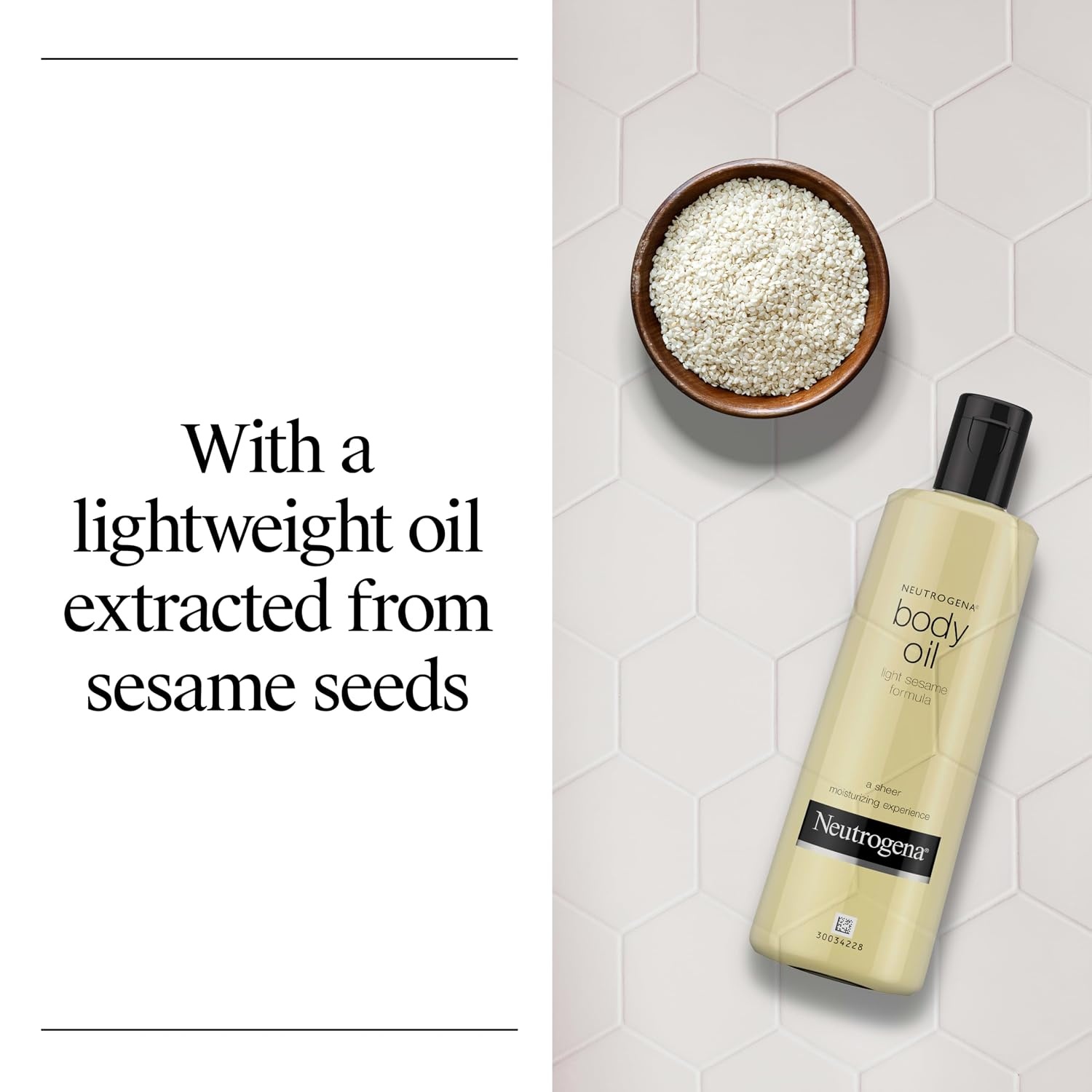 image:imageNeutrogena Body Oil Light Sesame Formula 85 fl oz Radiant Glow Moisturizer for Dry Skin Bath amp Shower Oil For Smooth and Hydrated Skin16 Fl Oz Pack of 1