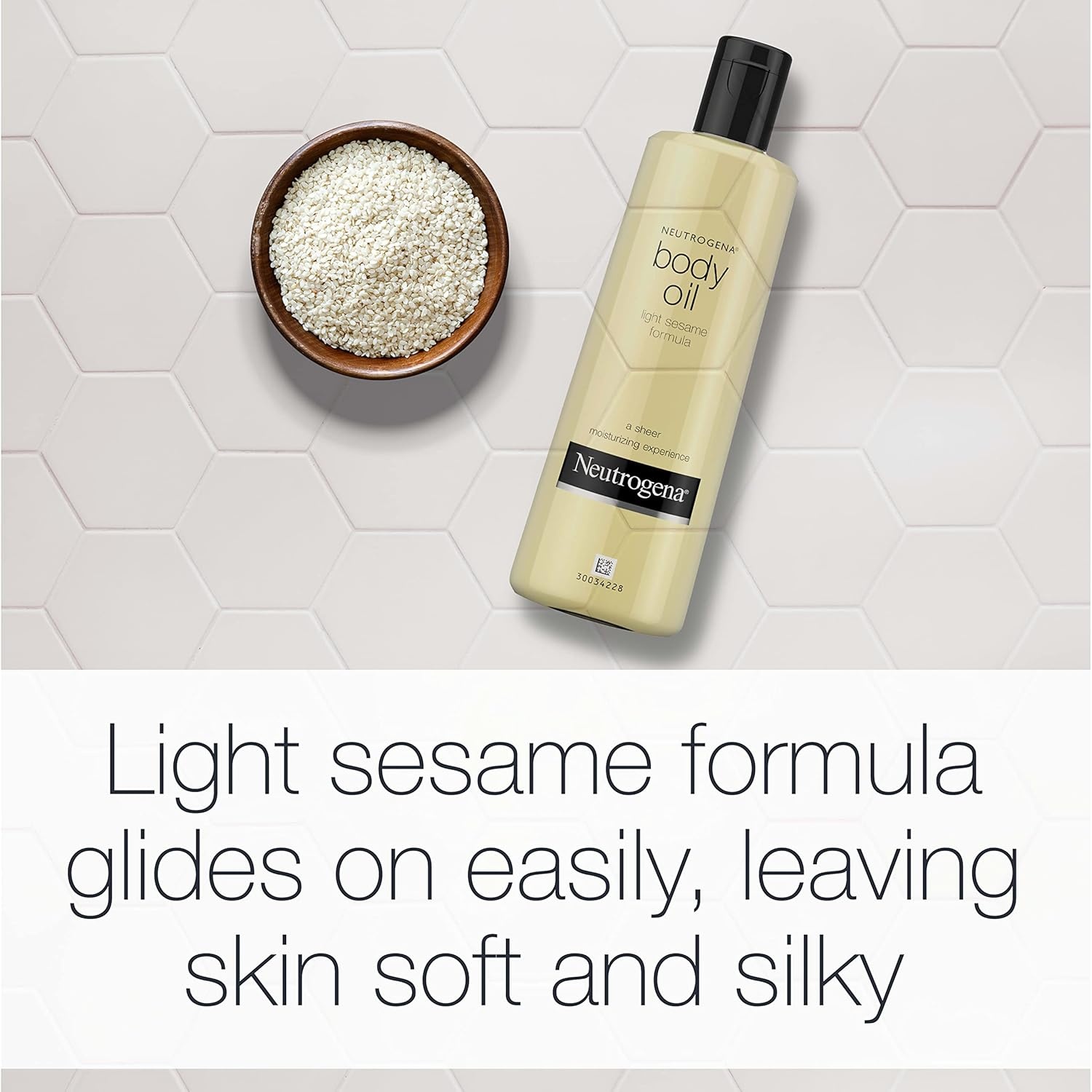 image:imageNeutrogena Body Oil Light Sesame Formula Twin Pack of 16 fl oz Radiant Glow Moisturizer for Dry Skin Bath amp Shower Oil For Smooth and Hydrated Skin16 Fl Oz Pack of 2