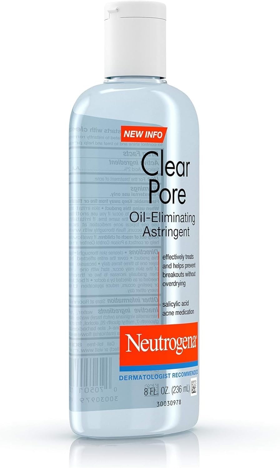 image:imageNeutrogena Clear Pore OilEliminating Astringent 8 oz Pack of 4
