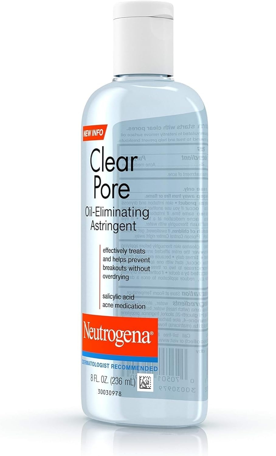 image:imageNeutrogena Clear Pore OilEliminating Astringent 8 oz Pack of 4