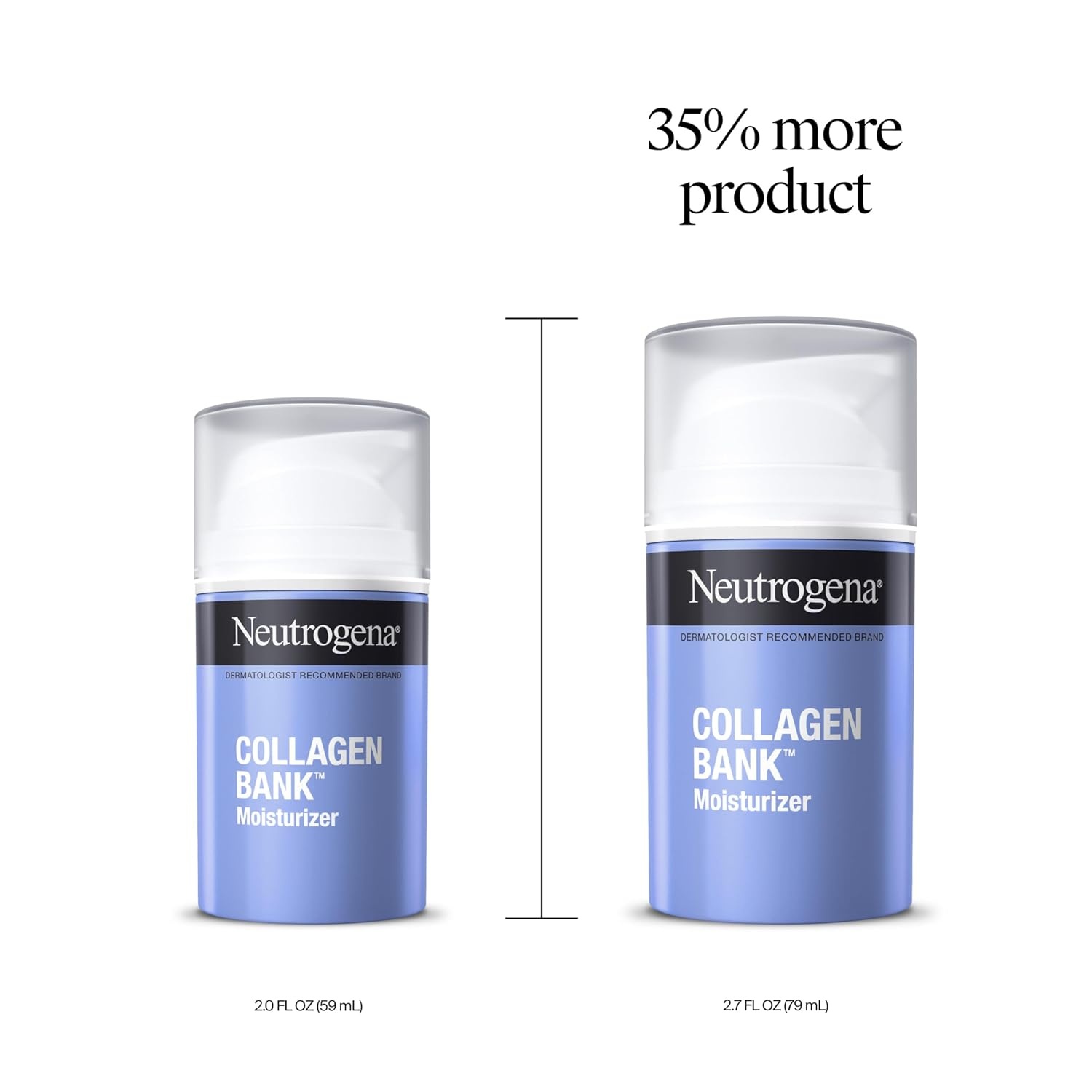 image:imageNeutrogena Collagen Bank Face Moisturizer Daily AntiAging Face amp Neck Firming Collagen Cream Bakuchiol amp MicroPeptides Face Lotion Support Skins Natural Collagen for Visibly Plump Skin 2 floz27 Fl Oz Pack of 1