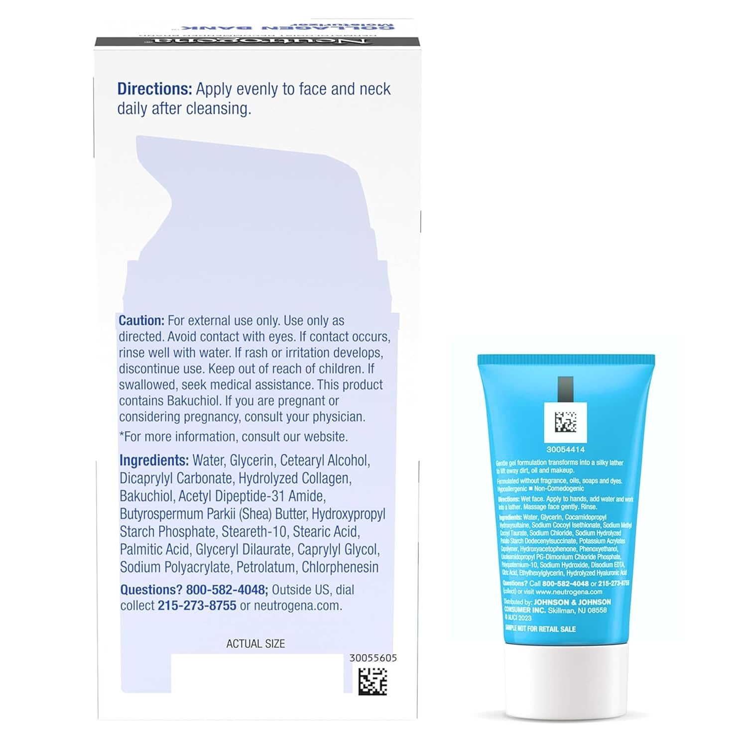 image:imageNeutrogena Collagen Bank Face Moisturizer Daily AntiAging Face amp Neck Firming Collagen Cream Bakuchiol amp MicroPeptides Face Lotion Support Skins Natural Collagen for Visibly Plump Skin 2 floz2 Fl Oz Pack of 1