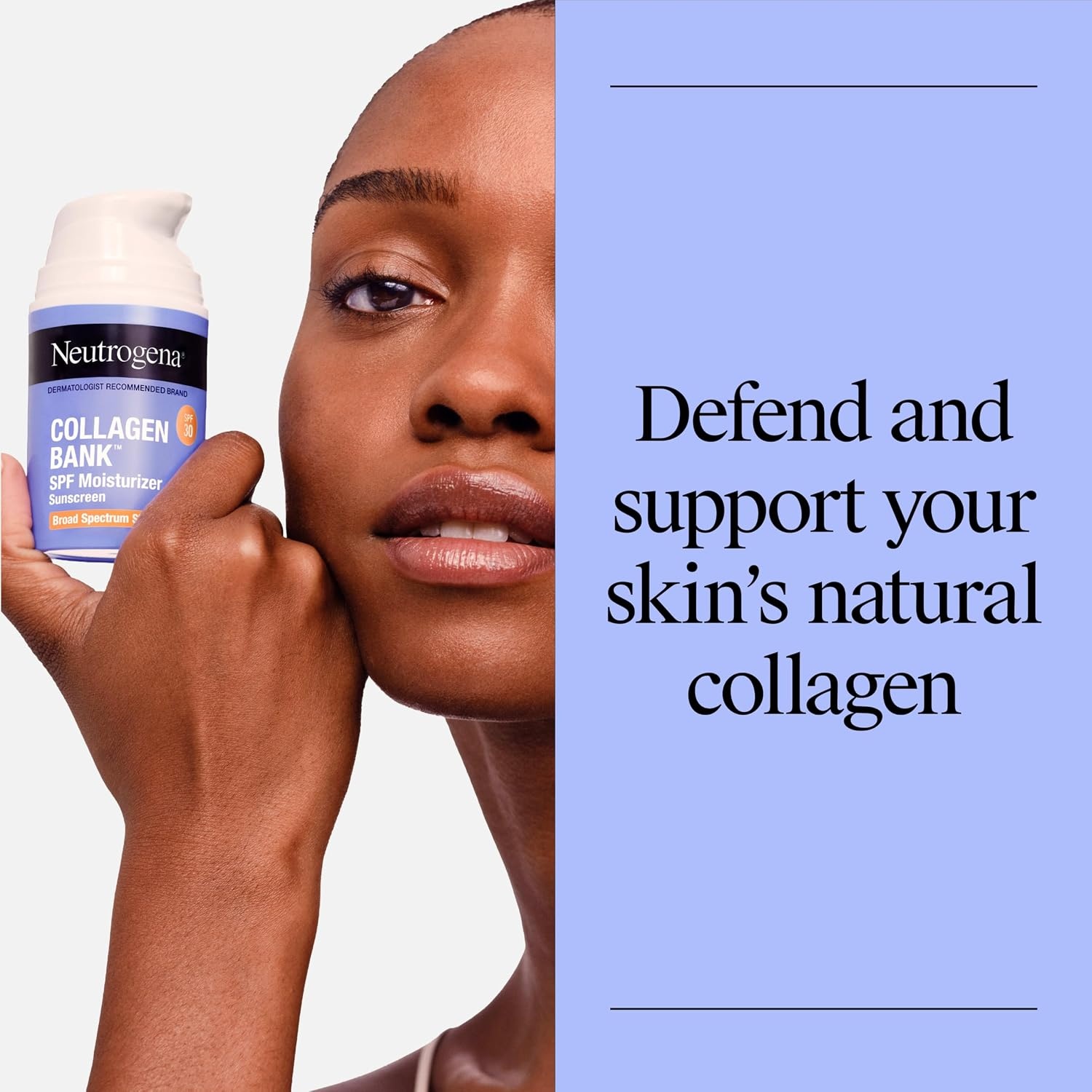 image:imageNeutrogena Collagen Bank SPF Moisturizer with SPF 30 Broad Spectrum AntiAging Face Collagen Cream MicroPeptides No White Cast Travel Size Hydro Boost Hydrating Gel Cleanser 2 fl oz 05 fl ozFace Moisturizer