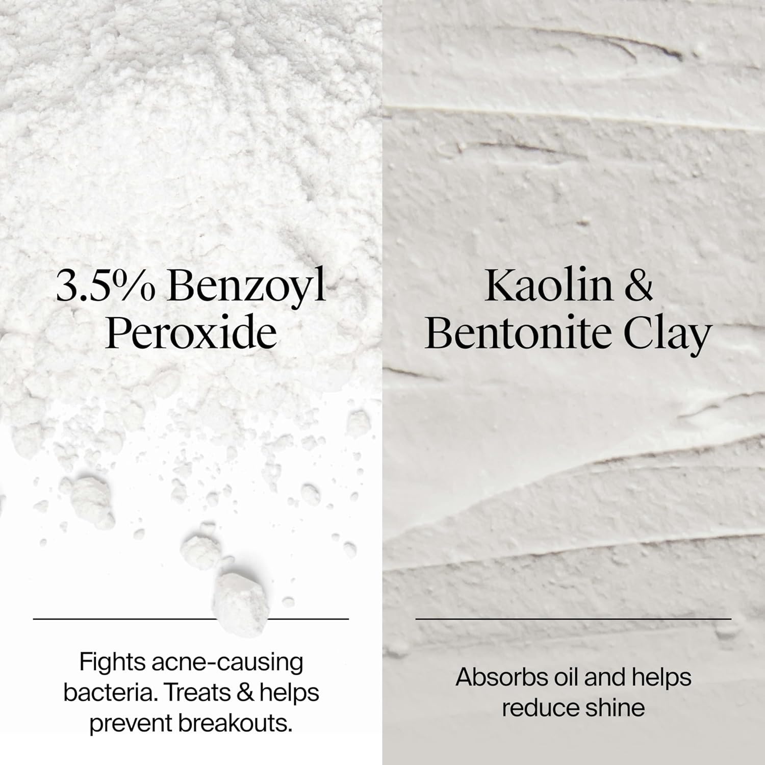 image:imageNeutrogena Evenly Clear Acne Cleansing Face Mask with 35 Benzoyl Peroxide Treats Breakouts amp Bentonite Clay Purifying Clay Mask Absorbs Oil to Visibly Improve the look of Skin 42 fl oz
