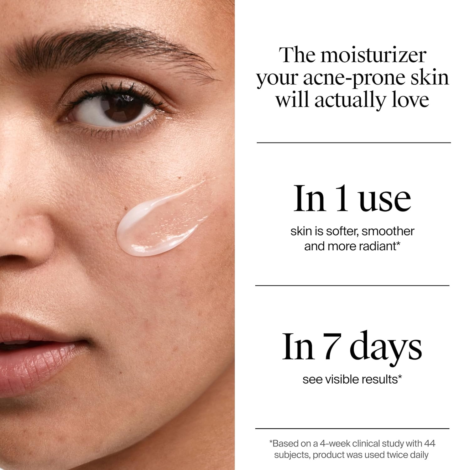 image:imageNeutrogena Evenly Clear Acne Gel Moisturizer with Salicylic Acid amp NAcetyl Glucosamine Lightweight NonGreasy Face Moisturizer Helps Treat Breakouts amp Visibly Fade the look of PostAcne 17 fl oz