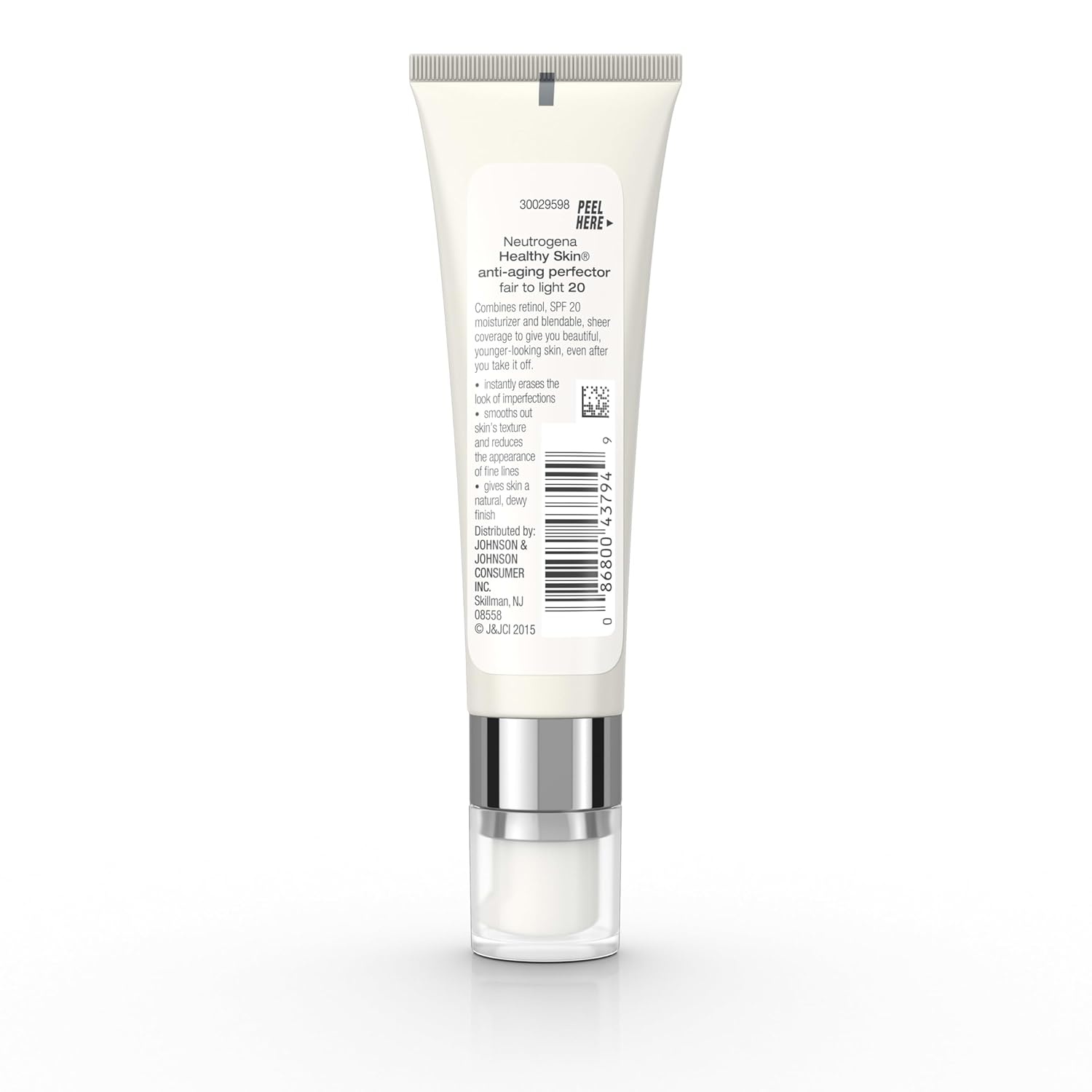 image:imageNeutrogena Healthy Skin AntiAging Perfector Tinted Facial Moisturizer and Retinol Treatment with Broad Spectrum SPF 20 Sunscreen with Titanium Dioxide 60 Medium to Deep 1 fl oz20 Fair To Light