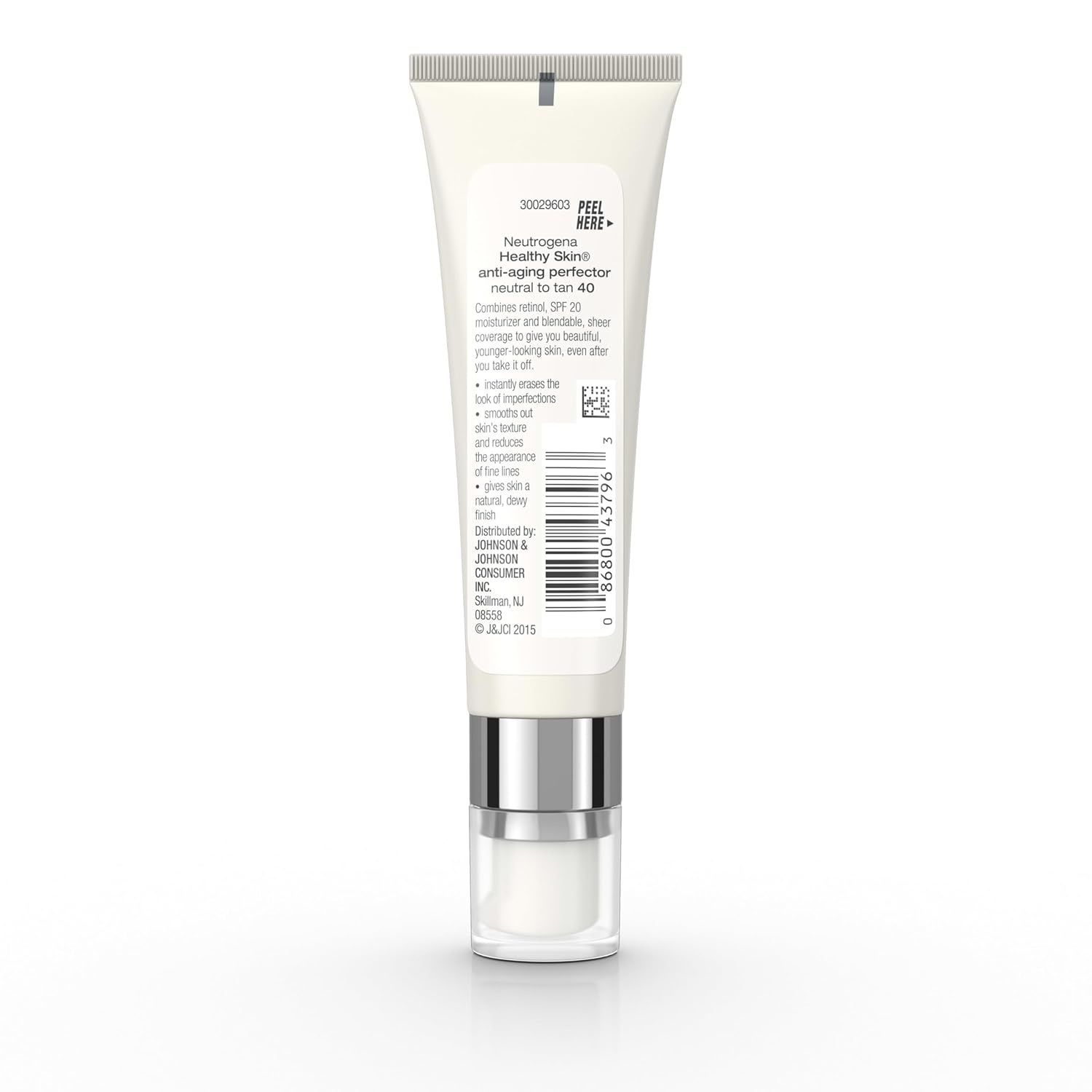 image:imageNeutrogena Healthy Skin AntiAging Perfector Tinted Facial Moisturizer and Retinol Treatment with Broad Spectrum SPF 20 Sunscreen with Titanium Dioxide 60 Medium to Deep 1 fl oz40 Neutral To Tan