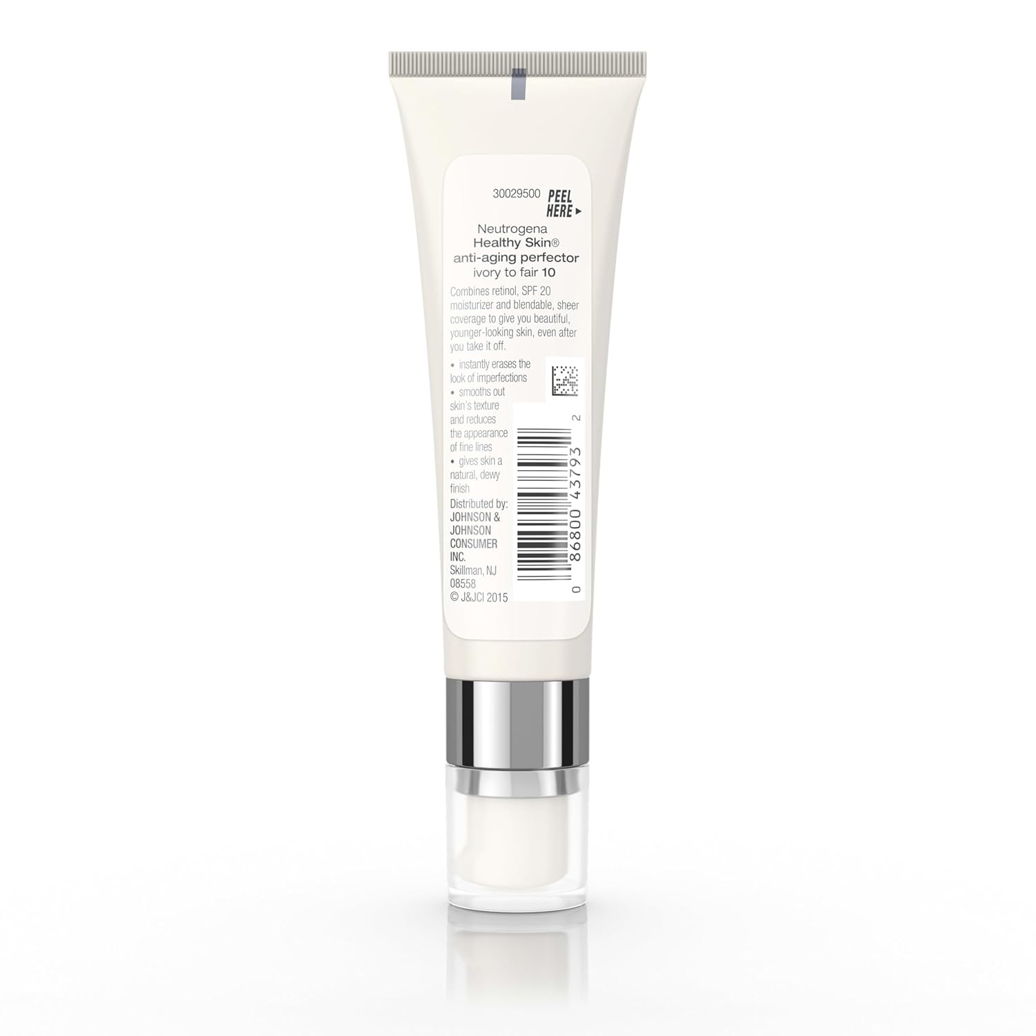 image:imageNeutrogena Healthy Skin AntiAging Perfector Tinted Facial Moisturizer and Retinol Treatment with Broad Spectrum SPF 20 Sunscreen with Titanium Dioxide 60 Medium to Deep 1 fl oz10 Ivory Fair