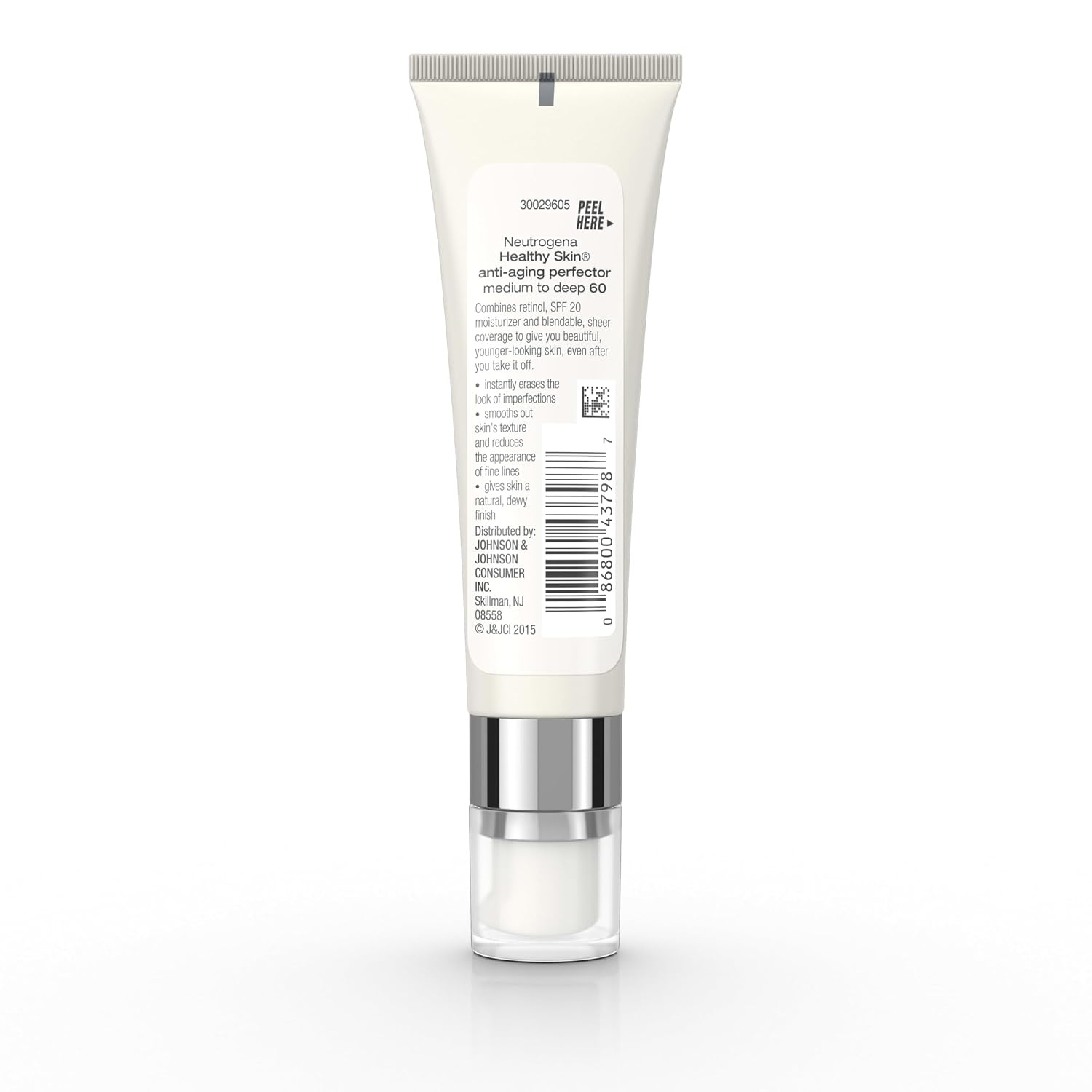 image:imageNeutrogena Healthy Skin AntiAging Perfector Tinted Facial Moisturizer and Retinol Treatment with Broad Spectrum SPF 20 Sunscreen with Titanium Dioxide 60 Medium to Deep 1 fl oz60 Medium to Deep