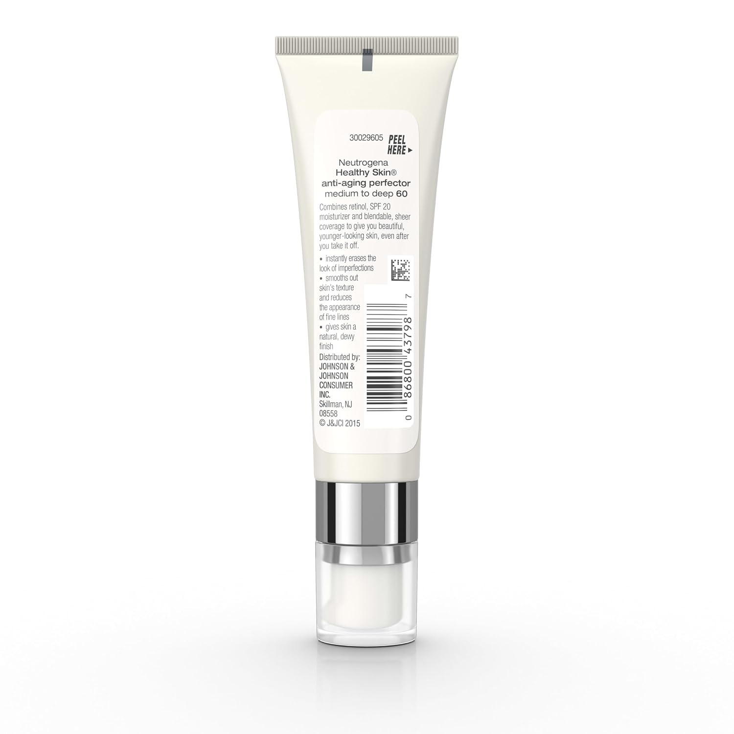 image:imageNeutrogena Healthy Skin AntiAging Perfector Tinted Facial Moisturizer and Retinol Treatment with Broad Spectrum SPF 20 Sunscreen with Titanium Dioxide 60 Medium to Deep 1 fl oz60 Medium to Deep