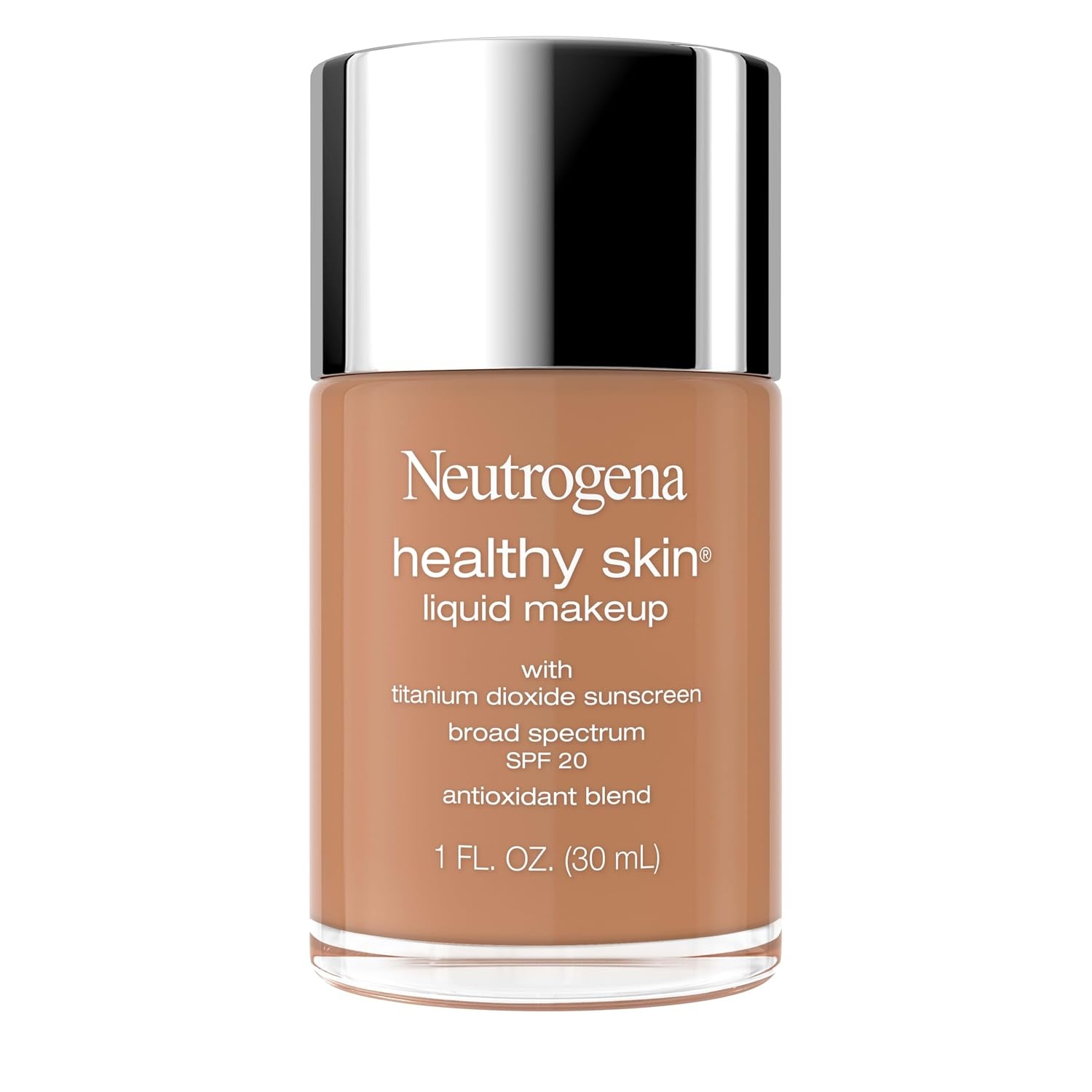 image:imageNeutrogena Healthy Skin Liquid Foundation Makeup with Broad Spectrum SPF 20 Sunscreen Lightweight Medium Coverage Makeup with Sunscreen and ProVitamin B5 Classic Ivory 160C 1 fl ozBronze