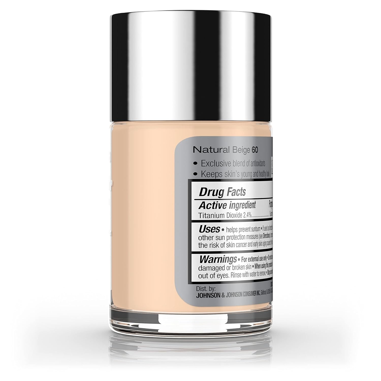 image:imageNeutrogena Healthy Skin Liquid Foundation Makeup with Broad Spectrum SPF 20 Sunscreen Lightweight Medium Coverage Makeup with Sunscreen and ProVitamin B5 Classic Ivory 160C 1 fl oz060 Natural Beige