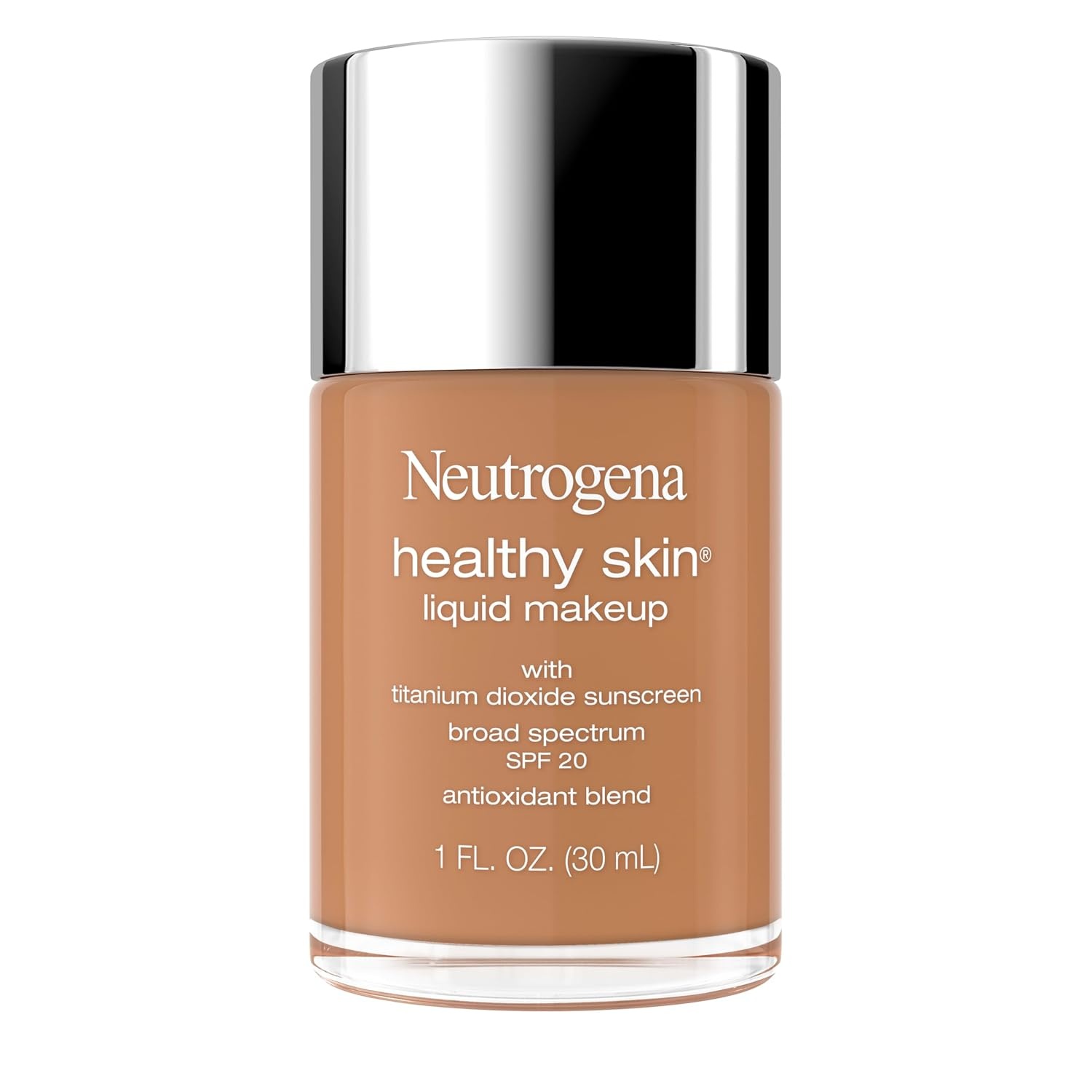 image:imageNeutrogena Healthy Skin Liquid Foundation Makeup with Broad Spectrum SPF 20 Sunscreen Lightweight Medium Coverage Makeup with Sunscreen and ProVitamin B5 Classic Ivory 160C 1 fl ozWarm Bronze