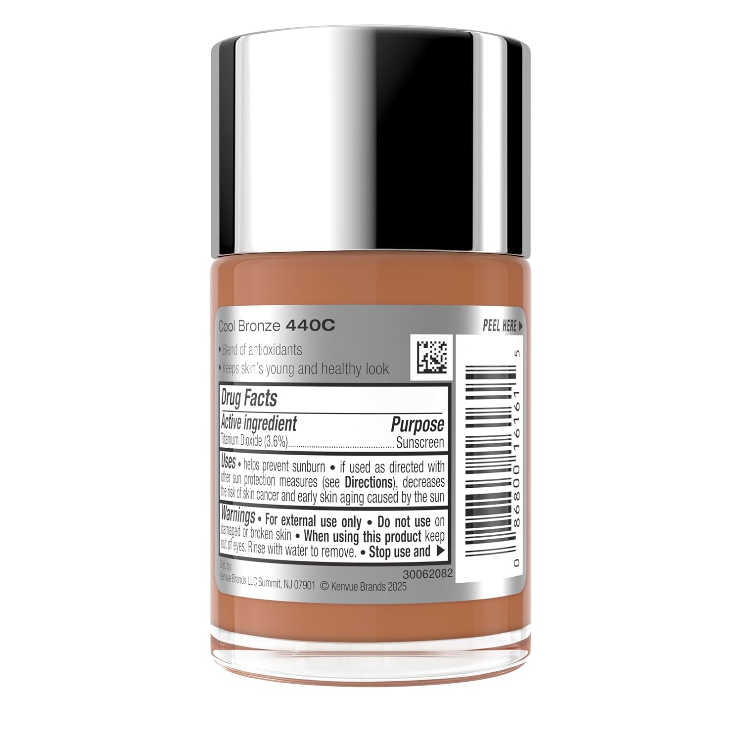image:imageNeutrogena Healthy Skin Liquid Foundation Makeup with Broad Spectrum SPF 20 Sunscreen Lightweight Medium Coverage Makeup with Sunscreen and ProVitamin B5 Classic Ivory 160C 1 fl ozCool Bronze