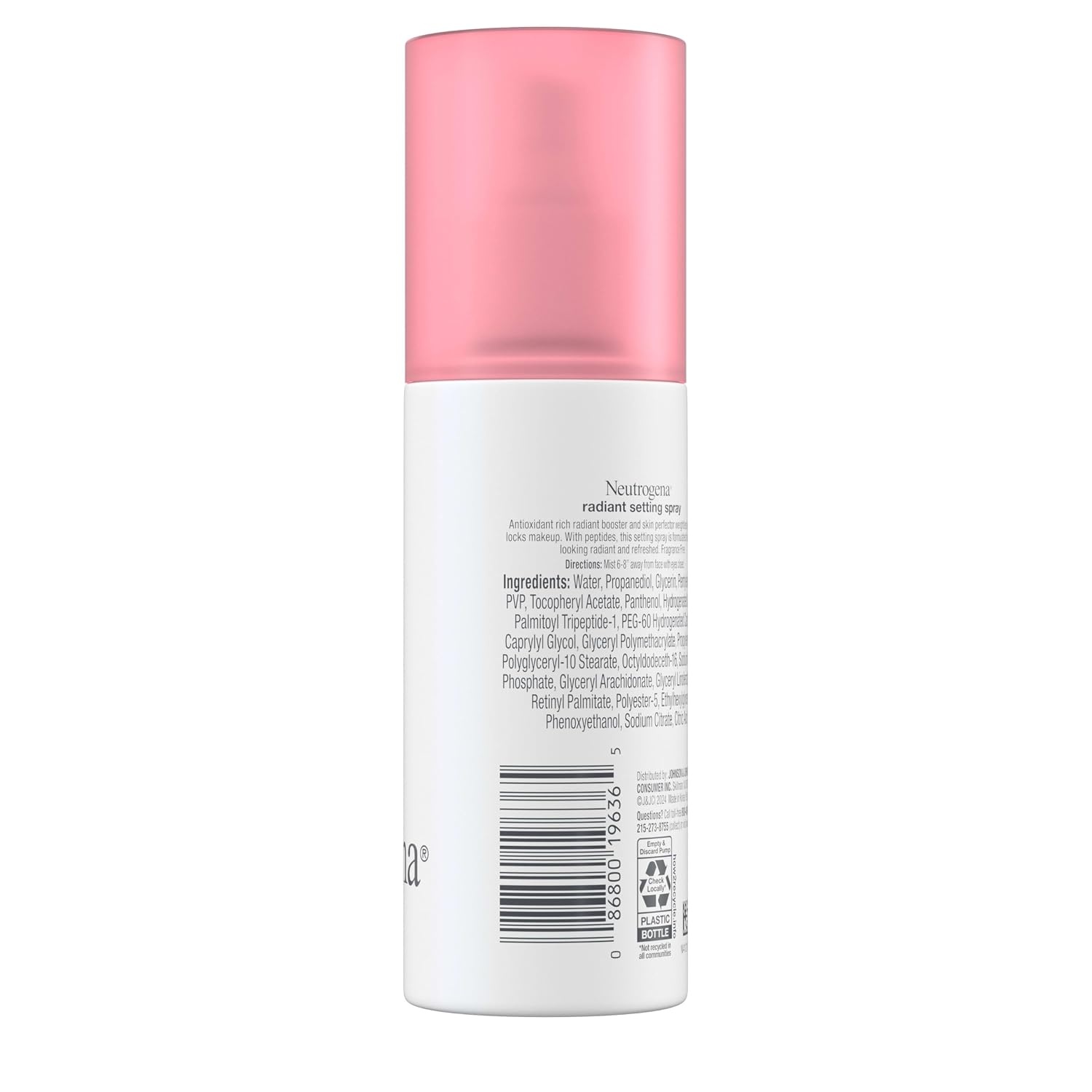 image:imageNeutrogena Healthy Skin Radiant Setting Spray LongLasting Face Mist with Antioxidants amp Peptides Lightweight Hydrating Formula Locks Makeup for Glowing Refreshed Skin 34 fl OzMakeup Setting Spray