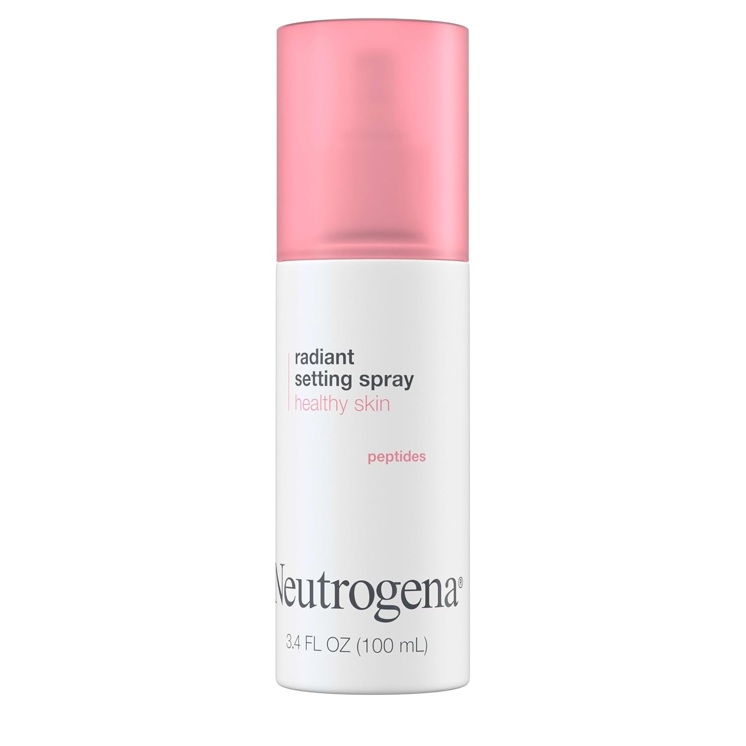 image:imageNeutrogena Healthy Skin Radiant Setting Spray LongLasting Face Mist with Antioxidants amp Peptides Lightweight Hydrating Formula Locks Makeup for Glowing Refreshed Skin 34 fl OzMakeup Setting Spray