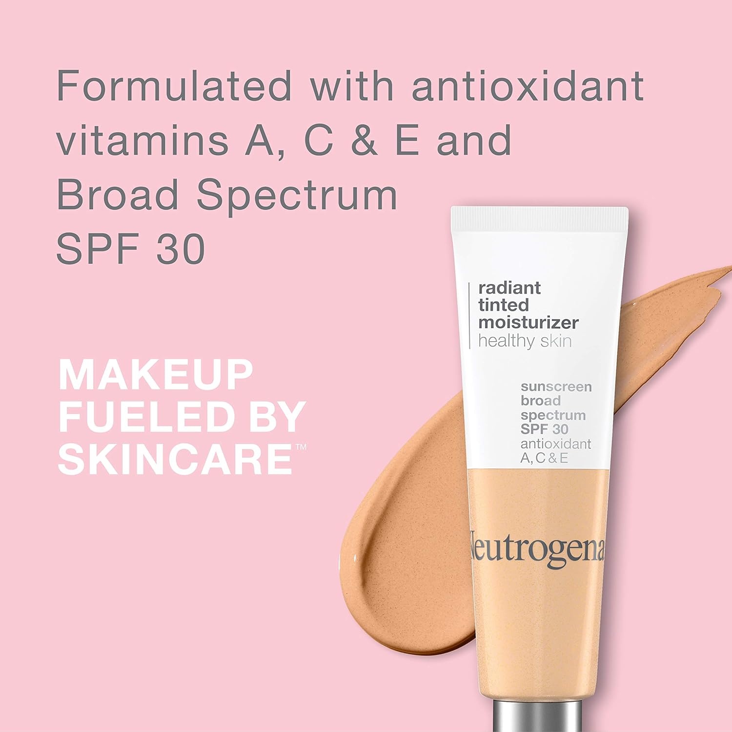 image:imageNeutrogena Healthy Skin Radiant Tinted Facial Moisturizer with Broad Spectrum SPF 30 Sunscreen Vitamins A C amp E Lightweight Sheer amp OilFree Coverage Sheer Fair 20 11 fl ozSheer Ivory 10