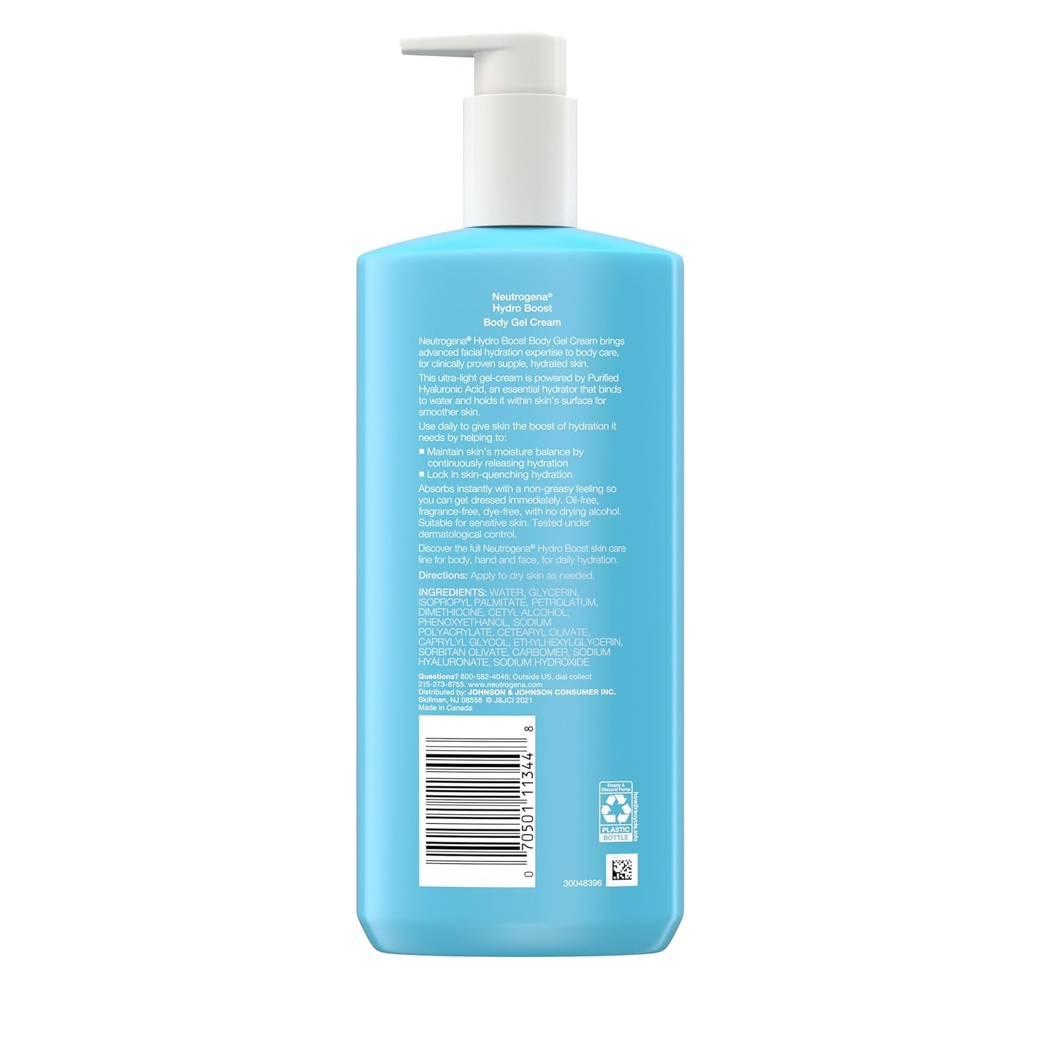 image:imageNeutrogena Hydro Boost Body Gel Cream Hydrating Body Lotion with Hyaluronic Acid for Sensitive Skin FragranceFree Hyaluronic Acid Moisturizer 16 oz 2 Pack16 Ounce Pack of 2