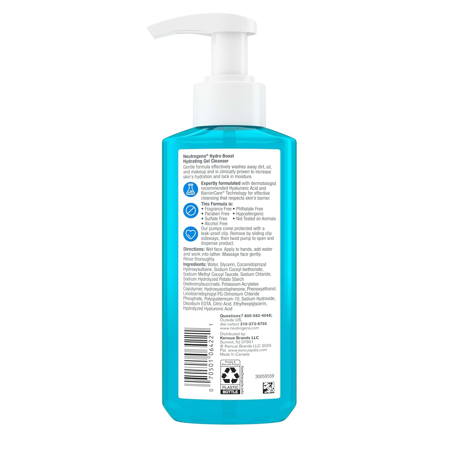 image:imageNeutrogena Hydro Boost Cleansing Wipes Makeup Remover for Face Micellar Gently Removes Oil Dirt and Waterproof Makeup Daily with Hydrating Hyaluronic Acid 25 ct78 Fl Oz Pack of 2