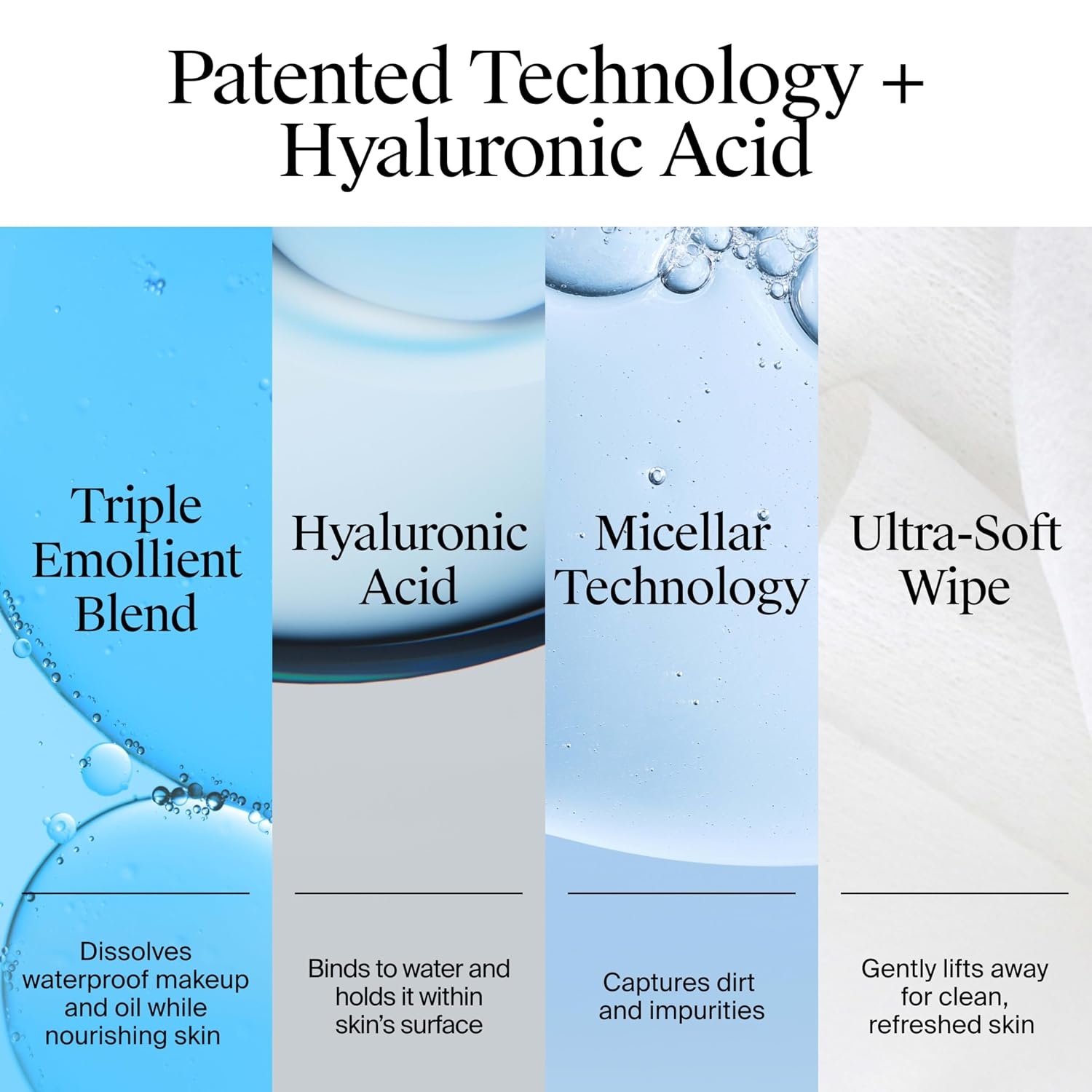 image:imageNeutrogena Hydro Boost Cleansing Wipes Makeup Remover for Face Micellar Gently Removes Oil Dirt and Waterproof Makeup Daily with Hydrating Hyaluronic Acid 25 ct50 Count Pack of 12