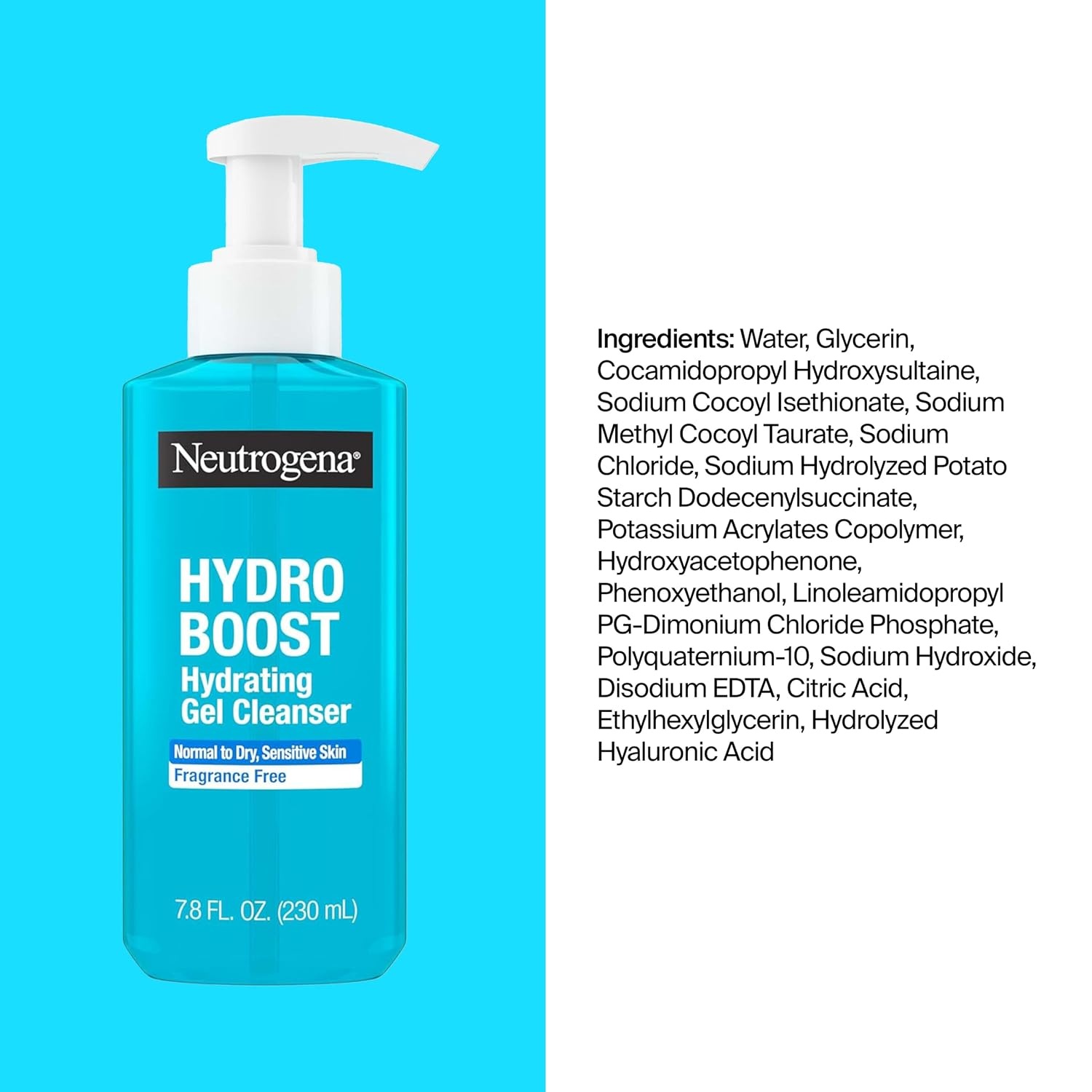 image:imageNeutrogena Hydro Boost Cleansing Wipes Makeup Remover for Face Micellar Gently Removes Oil Dirt and Waterproof Makeup Daily with Hydrating Hyaluronic Acid 25 ct78 Fl Oz Pack of 1