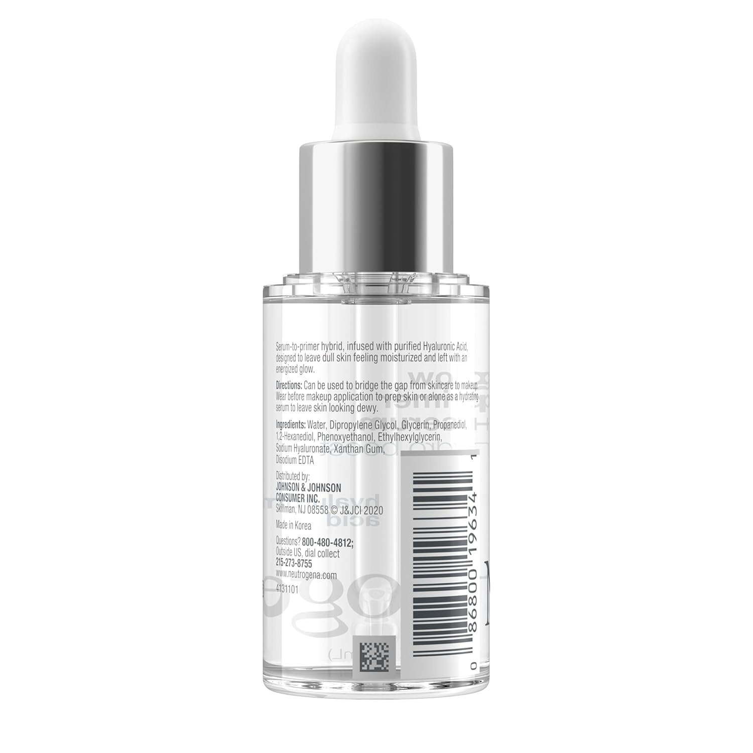 image:imageNeutrogena Hydro Boost Glow Booster Primer amp Serum Hydrating amp Moisturizing Face SerumtoPrimer Hybrid Infused with Purified Hyaluronic Acid amp Designed to Instantly Hydrate 10 fl oz1 Fl Oz Pack of 2