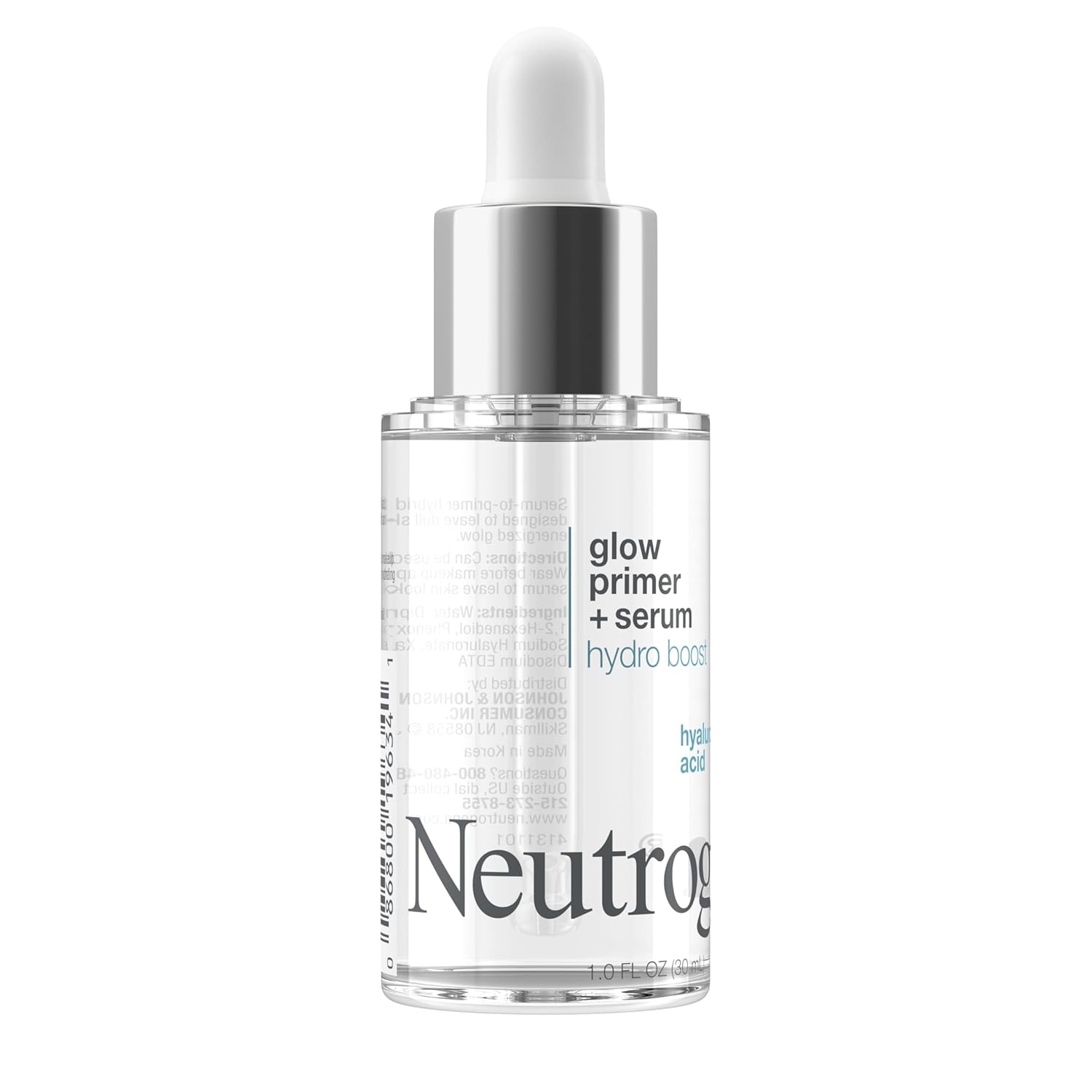 image:imageNeutrogena Hydro Boost Glow Booster Primer amp Serum Hydrating amp Moisturizing Face SerumtoPrimer Hybrid Infused with Purified Hyaluronic Acid amp Designed to Instantly Hydrate 10 fl oz1 Fl Oz Pack of 1