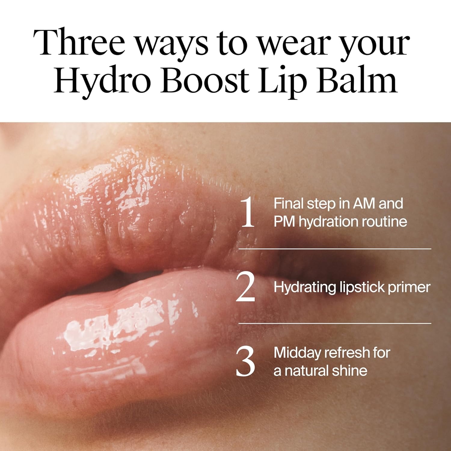 image:imageNeutrogena Hydro Boost Hyaluronic Acid Unscented Lip Balm Leaves Lips Feeling Hydrated Sheer Ice Nude Lip Balm with a Sweet Sugar Flavor Fragrance Free 05 ozNude