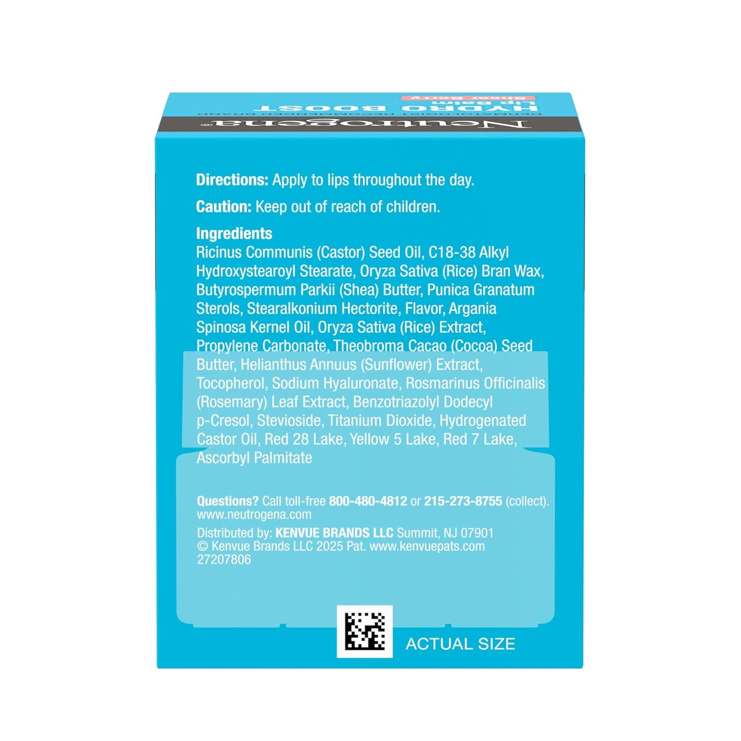 image:imageNeutrogena Hydro Boost Hyaluronic Acid Unscented Lip Balm Leaves Lips Feeling Hydrated Sheer Ice Nude Lip Balm with a Sweet Sugar Flavor Fragrance Free 05 ozSheer Pink