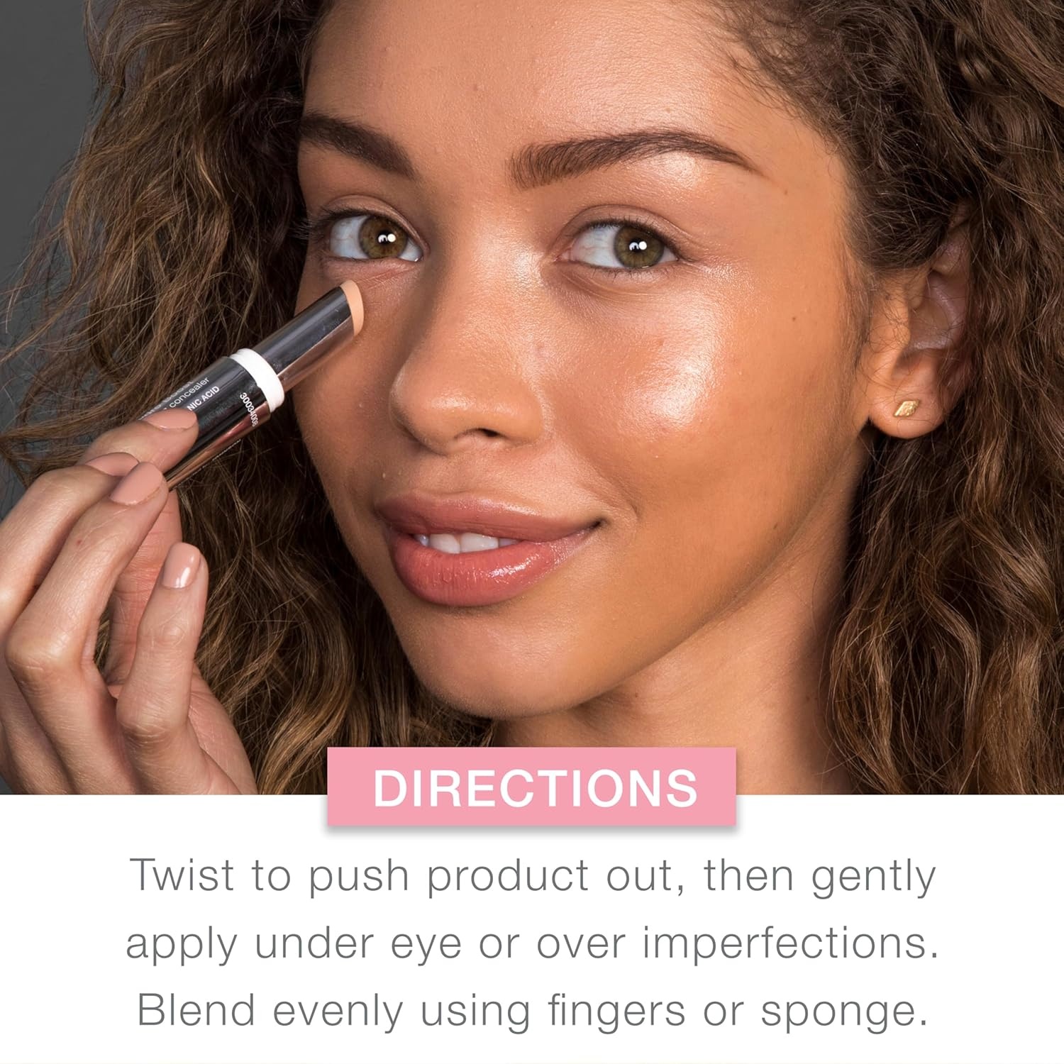 image:imageNeutrogena Hydro Boost Hydrating Concealer Stick Makeup with Hyaluronic Acid for Dry Skin Lightweight OilFree CoverUp with Buildable Coverage 30 LightMedium 012 Oz10Fair