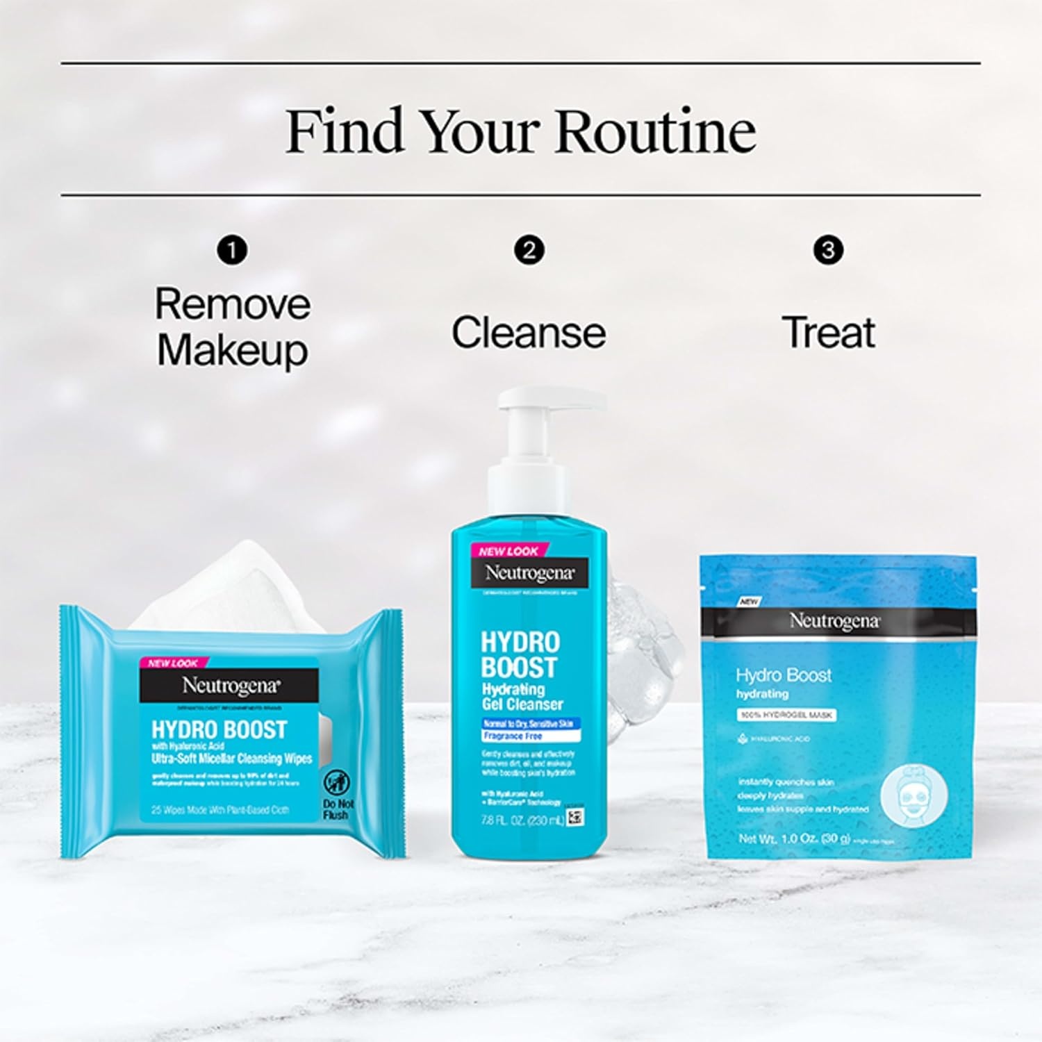 image:imageNeutrogena Hydro Boost Hydrating Face Mask 100 Hydrogel Sheet Moisturizing Instantly Quench Dry Skin Gentle Noncomedogenic Skin Care Mask 12 pack of 1 oz1 Ounce Pack of 12