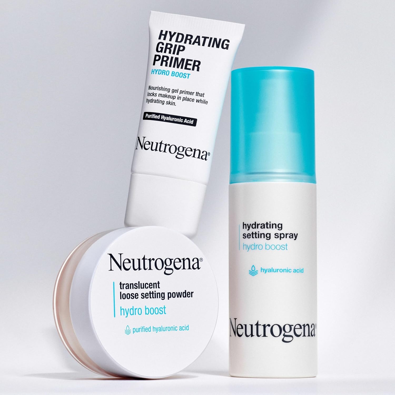 image:imageNeutrogena Hydro Boost Hydrating Grip Primer with Purified Hyaluronic Acid Invisible Gel Face Primer Locks Makeup in Place Extends Wear and Hydrates Dull Skin Dewy Finish 10 oz
