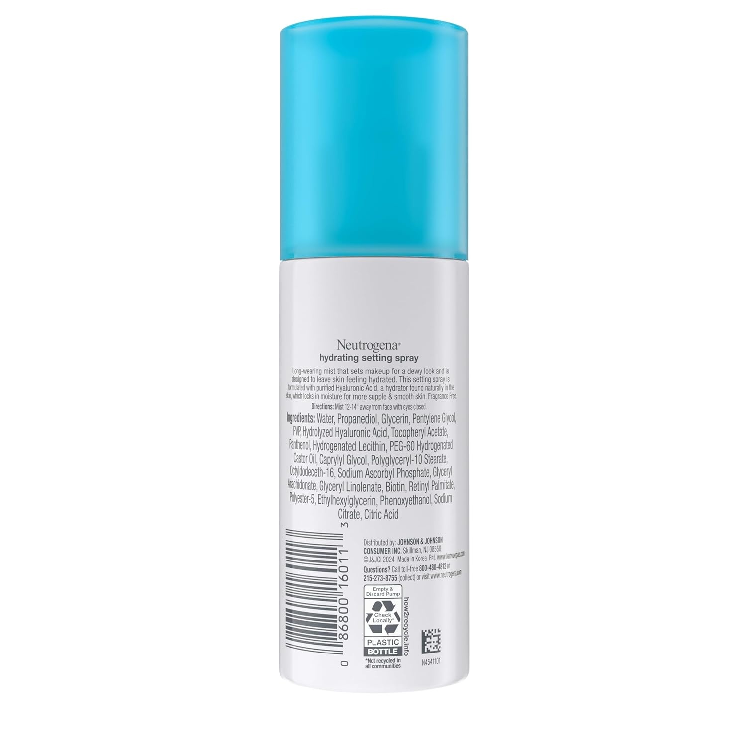 image:imageNeutrogena Hydro Boost Hydrating Makeup Setting Spray with Hyaluronic Acid Setting Spray for Smooth Dewy Skin Fragrance Free NonComedogenic amp Hypoallergenic 34 fl oz34 Fl Oz Pack of 2