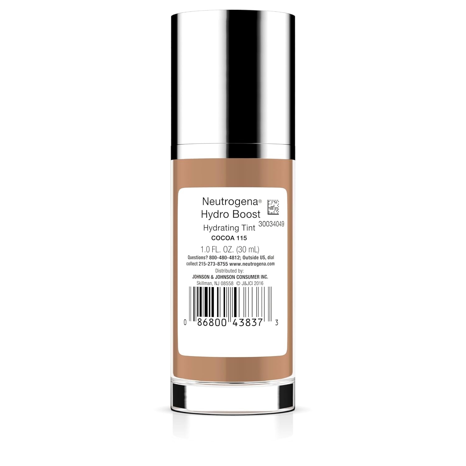 image:imageNeutrogena Hydro Boost Hydrating Tint Lightweight Foundation for Dry Skin Hyaluronic Acid Moisturizing Skincare Makeup OilFree WaterGel Smooth Natural Coverage Buff 30 10 fl oz115 Cocoa
