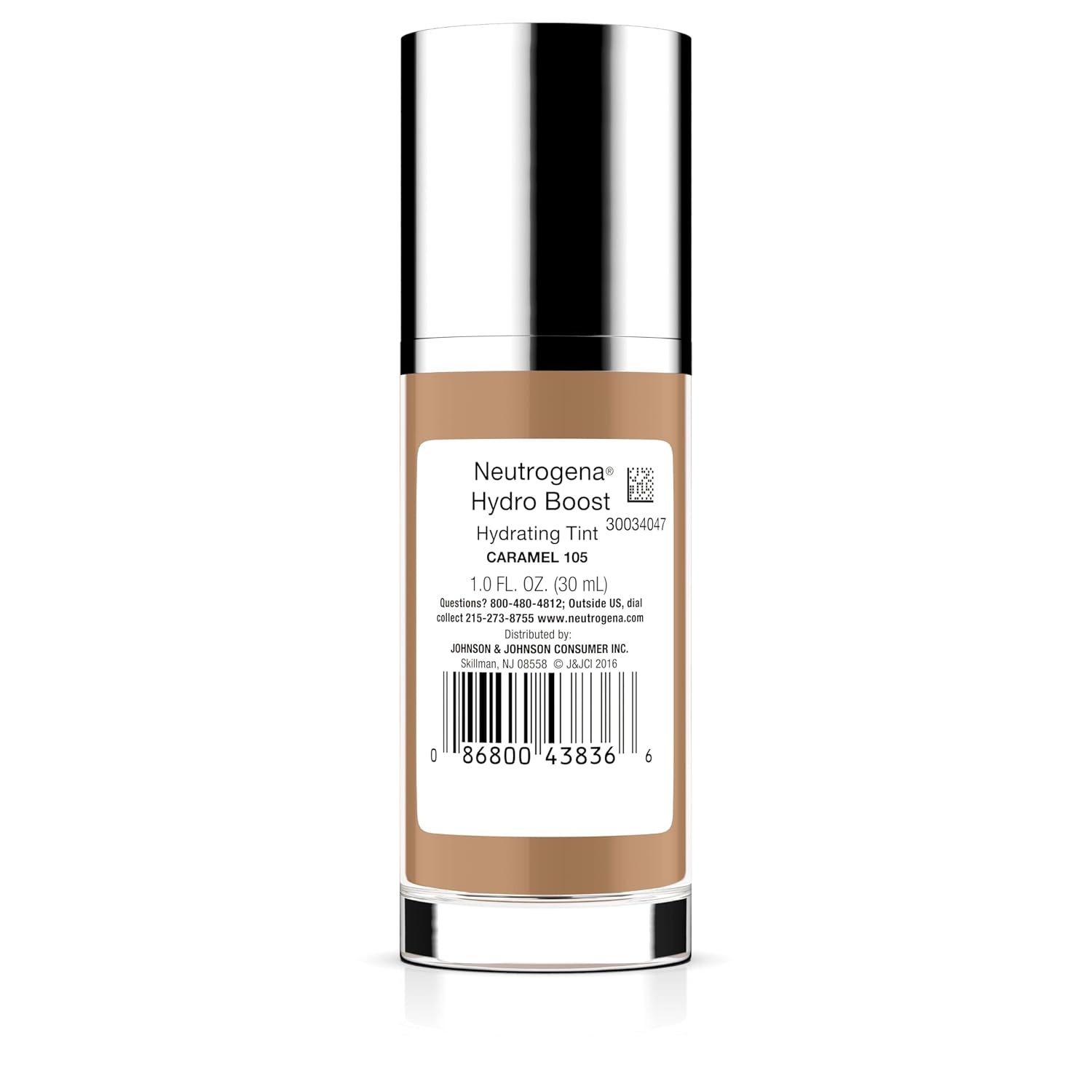 image:imageNeutrogena Hydro Boost Hydrating Tint Lightweight Foundation for Dry Skin Hyaluronic Acid Moisturizing Skincare Makeup OilFree WaterGel Smooth Natural Coverage Buff 30 10 fl oz105 Caramel