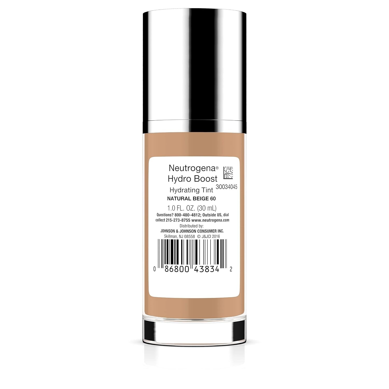 image:imageNeutrogena Hydro Boost Hydrating Tint Lightweight Foundation for Dry Skin Hyaluronic Acid Moisturizing Skincare Makeup OilFree WaterGel Smooth Natural Coverage Buff 30 10 fl oz060 Natural Beige