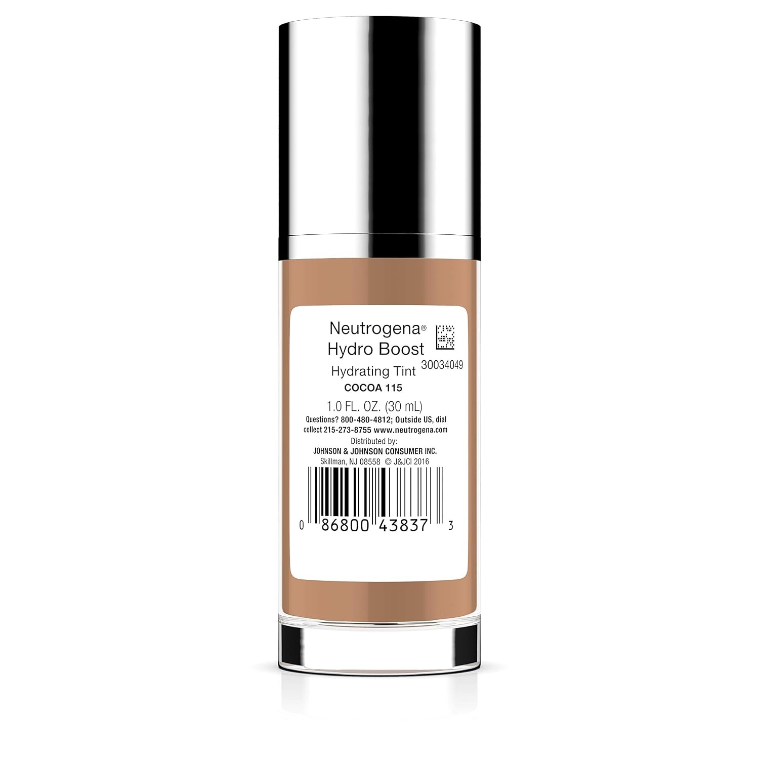 image:imageNeutrogena Hydro Boost Hydrating Tint Lightweight Foundation for Dry Skin Hyaluronic Acid Moisturizing Skincare Makeup OilFree WaterGel Smooth Natural Coverage Buff 30 10 fl oz115 Cocoa