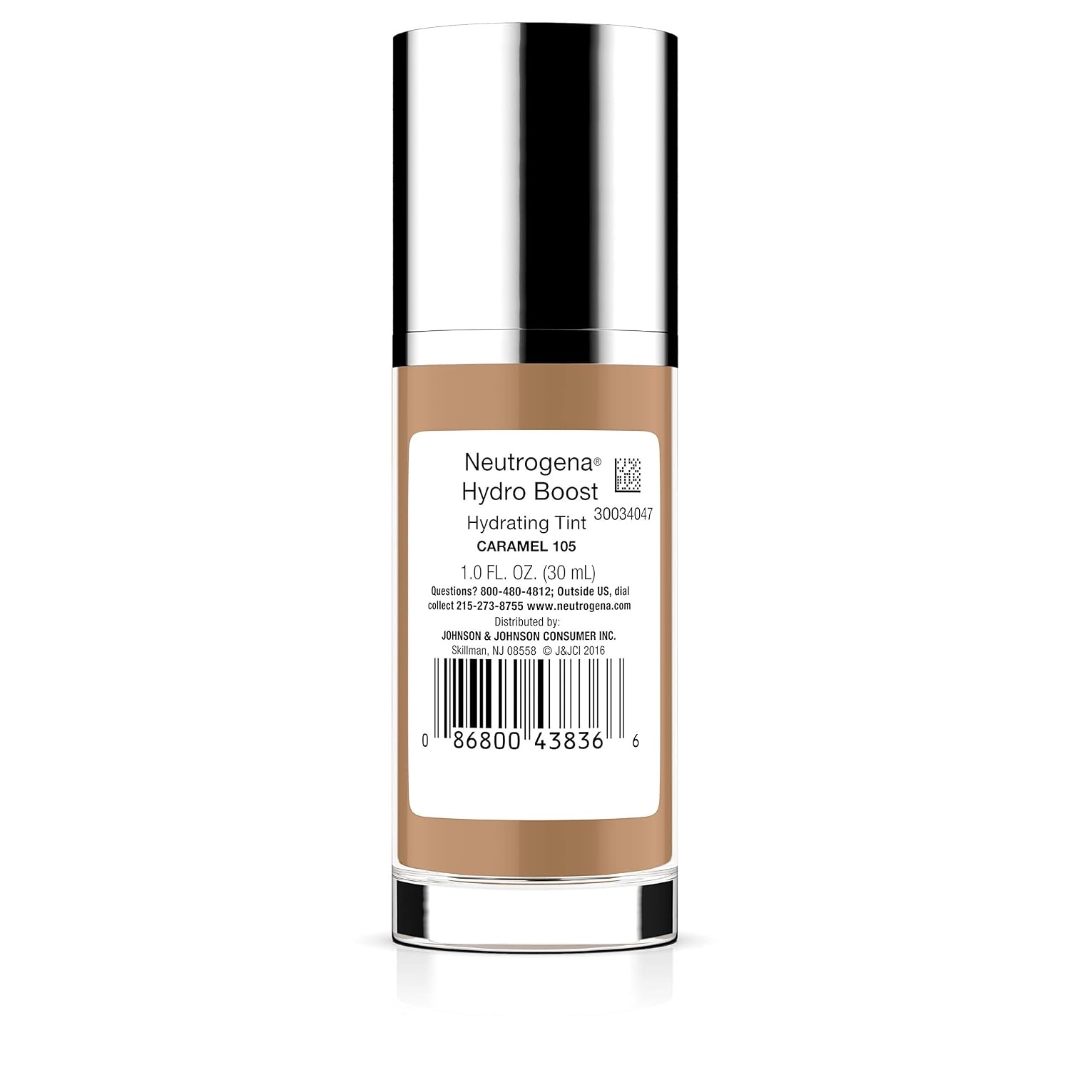 image:imageNeutrogena Hydro Boost Hydrating Tint Lightweight Foundation for Dry Skin Hyaluronic Acid Moisturizing Skincare Makeup OilFree WaterGel Smooth Natural Coverage Buff 30 10 fl oz105 Caramel