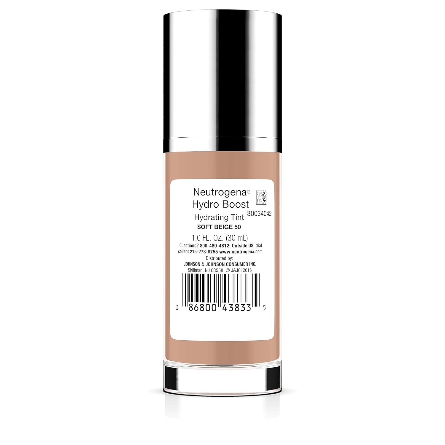 image:imageNeutrogena Hydro Boost Hydrating Tint Lightweight Foundation for Dry Skin Hyaluronic Acid Moisturizing Skincare Makeup OilFree WaterGel Smooth Natural Coverage Buff 30 10 fl oz050 Soft Beige