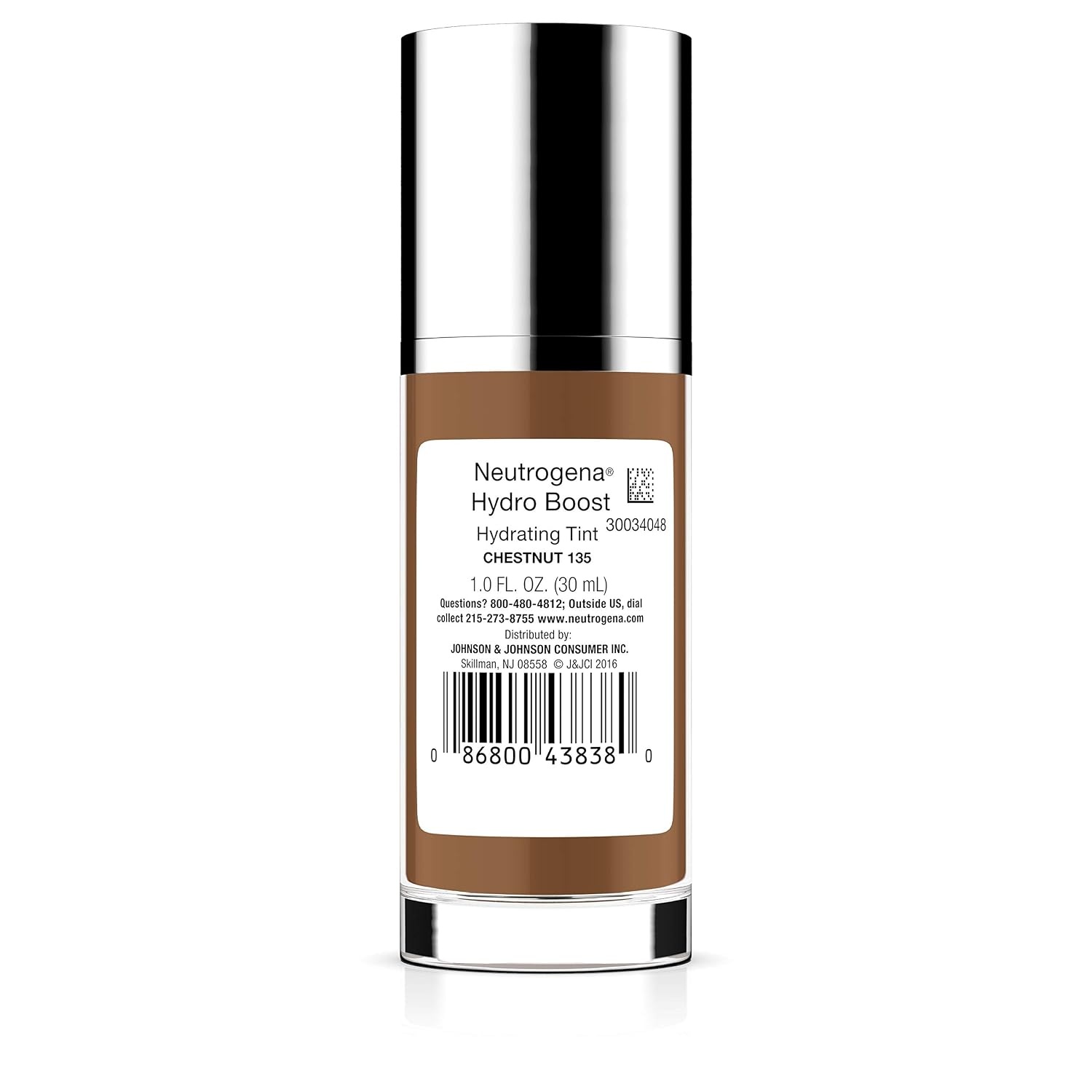 image:imageNeutrogena Hydro Boost Hydrating Tint Lightweight Foundation for Dry Skin Hyaluronic Acid Moisturizing Skincare Makeup OilFree WaterGel Smooth Natural Coverage Buff 30 10 fl oz135 Chesnut