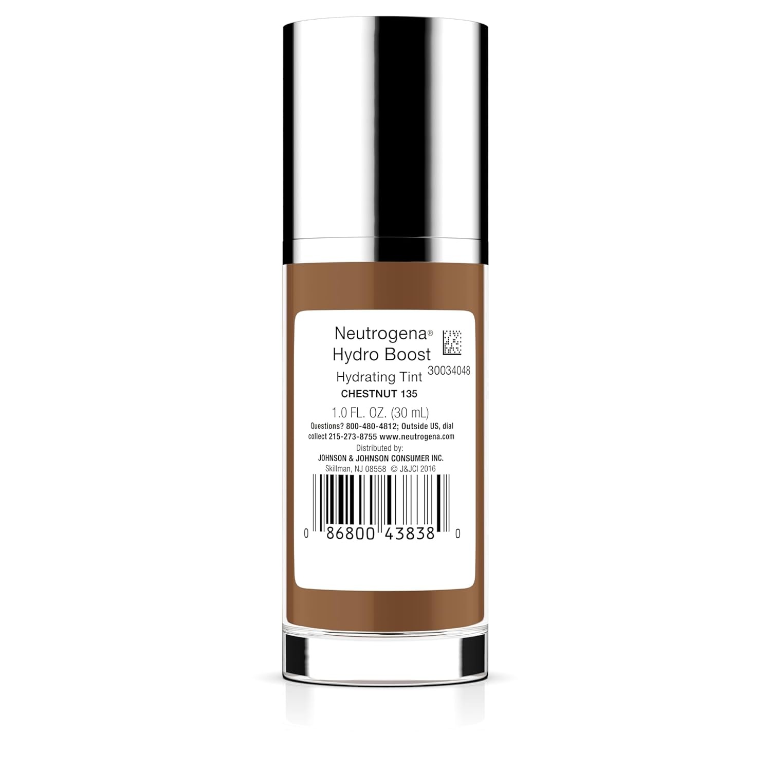 image:imageNeutrogena Hydro Boost Hydrating Tint Lightweight Foundation for Dry Skin Hyaluronic Acid Moisturizing Skincare Makeup OilFree WaterGel Smooth Natural Coverage Buff 30 10 fl oz135 Chesnut