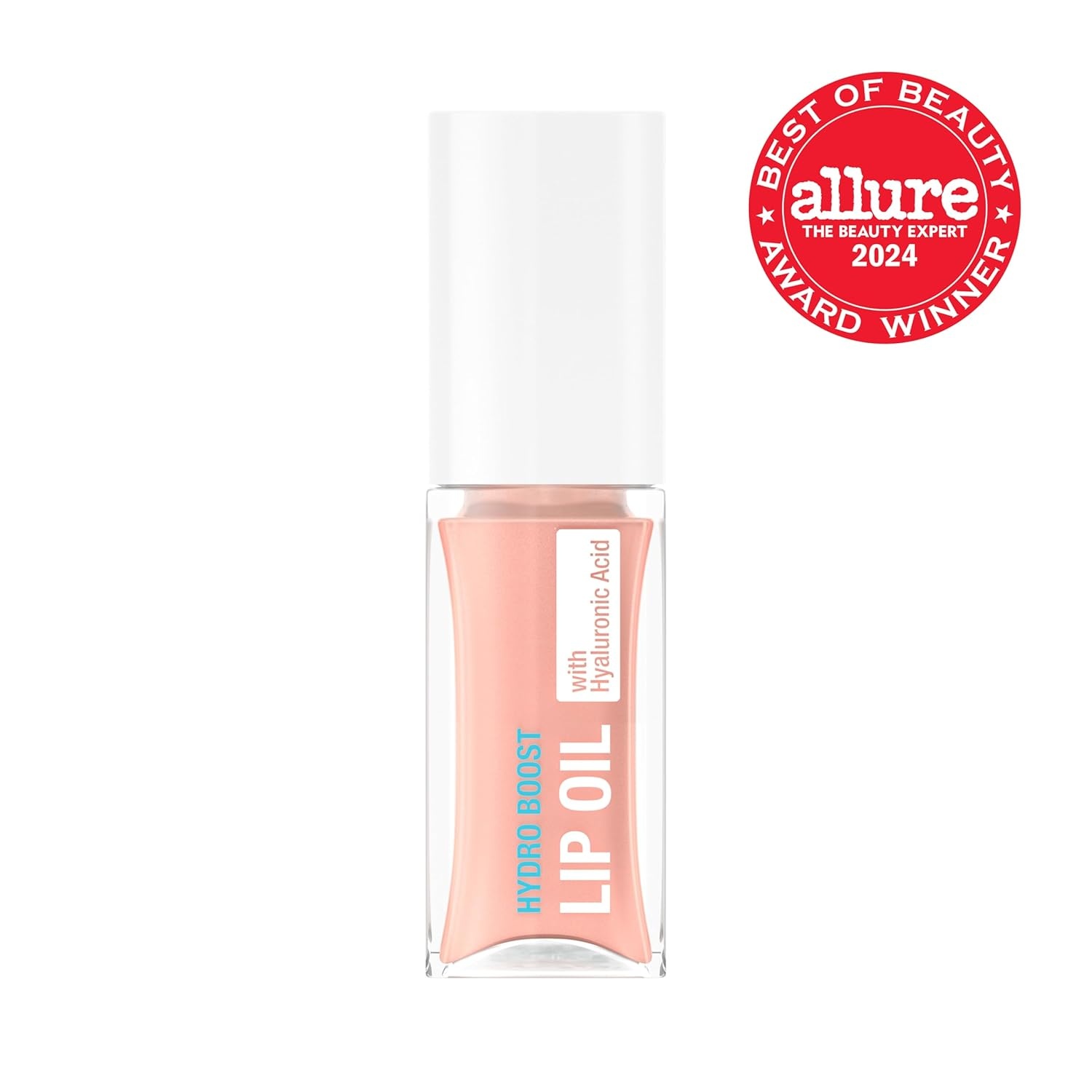 image:imageNeutrogena Hydro Boost Lip Oil Hyaluronic Acid Hydrates and Nourishes MirrorLike Shine for FullerLooking Lips Tinted Gloss Adds Pop of Color Formulated Without Parabens Light Pink 2 fl ozLight Pink