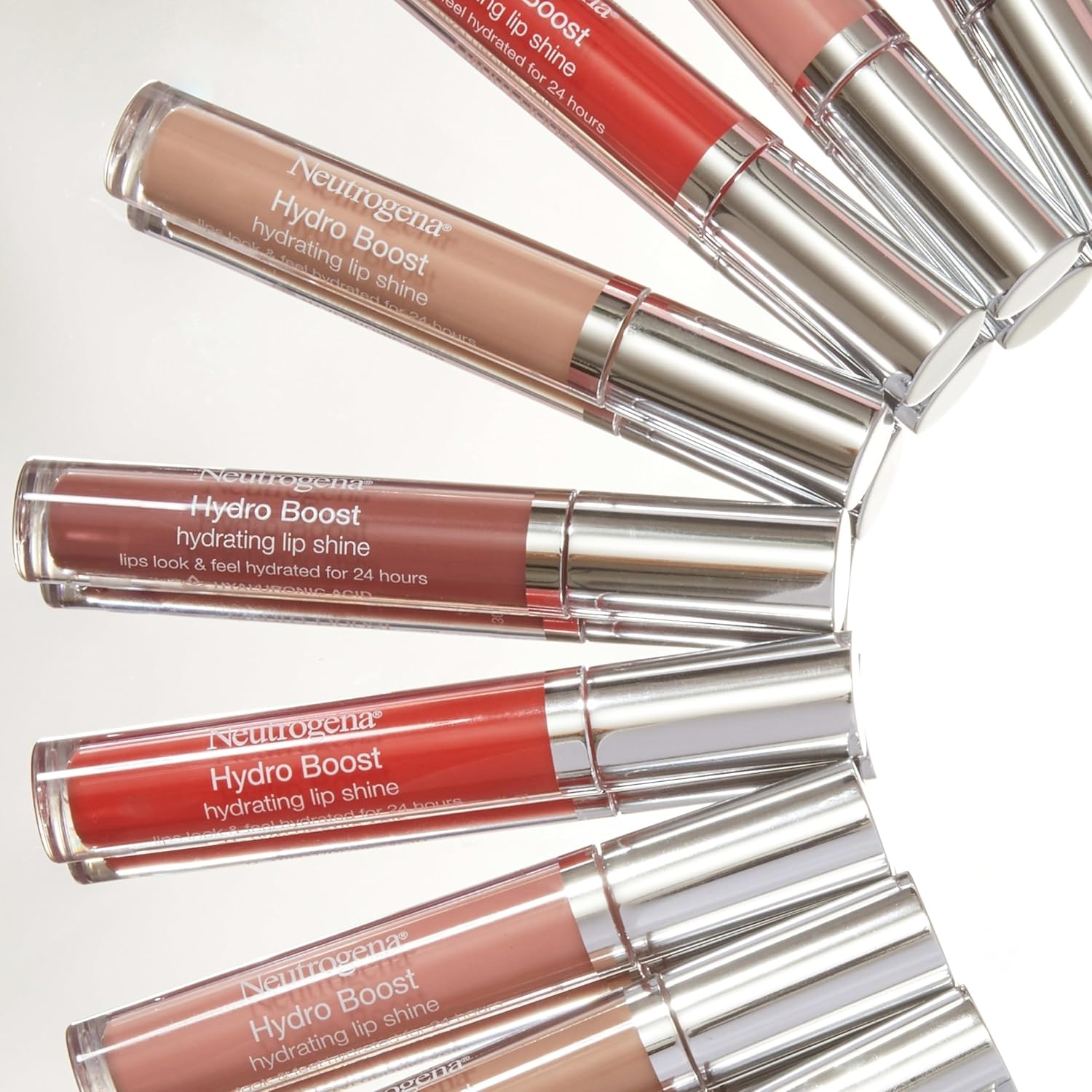 image:imageNeutrogena Hydro Boost Moisturizing Lip Gloss Hydrating NonStick and NonDrying Luminous Tinted Lip Shine with Hyaluronic Acid to Soften and Condition Lips 20 Berry Brown 010 oz30 Flushed Coral