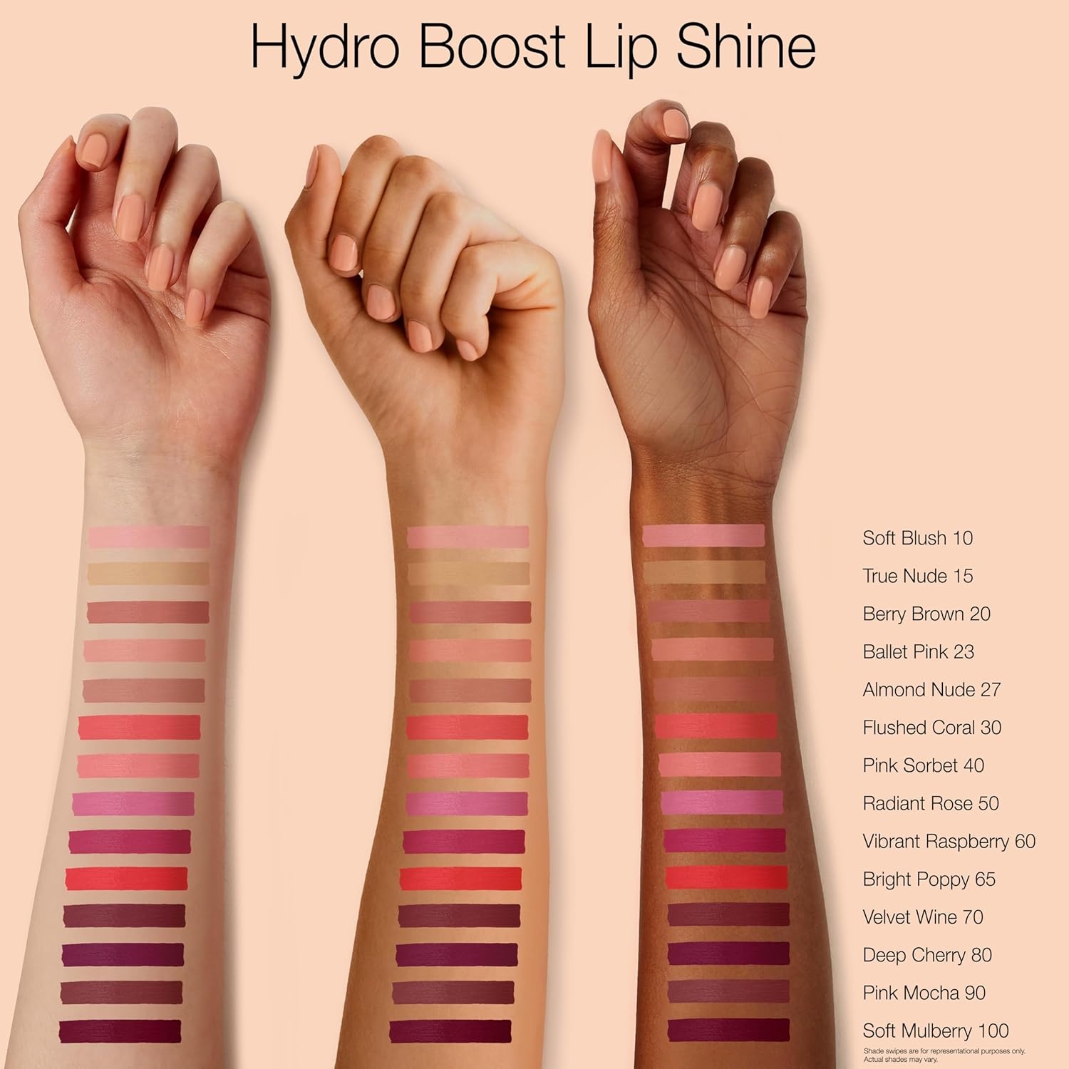 image:imageNeutrogena Hydro Boost Moisturizing Lip Gloss Hydrating NonStick and NonDrying Luminous Tinted Lip Shine with Hyaluronic Acid to Soften and Condition Lips 20 Berry Brown 010 oz90 Pink Mocha