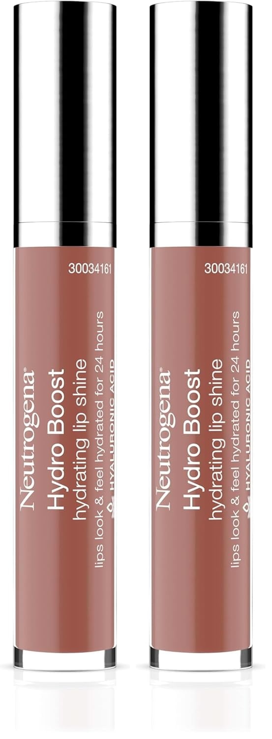 image:imageNeutrogena Hydro Boost Moisturizing Lip Gloss Hydrating NonStick and NonDrying Luminous Tinted Lip Shine with Hyaluronic Acid to Soften and Condition Lips 20 Berry Brown 010 oz27 Almond Nude