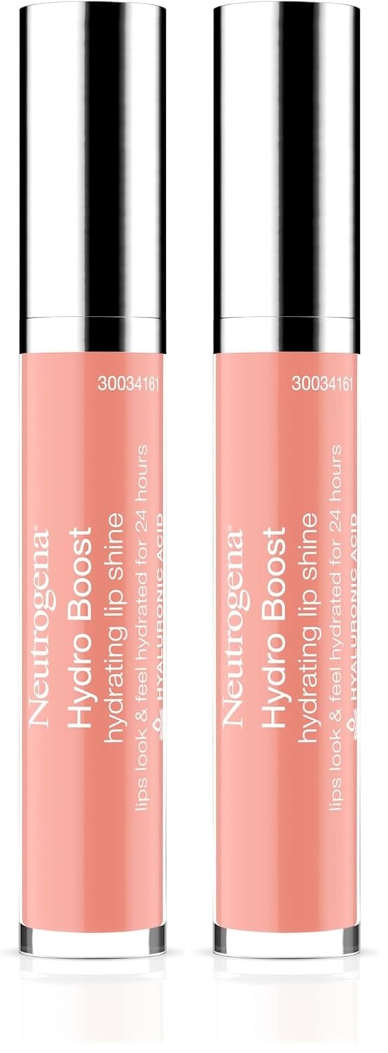 image:imageNeutrogena Hydro Boost Moisturizing Lip Gloss Hydrating NonStick and NonDrying Luminous Tinted Lip Shine with Hyaluronic Acid to Soften and Condition Lips 20 Berry Brown 010 oz23 Ballet Pink